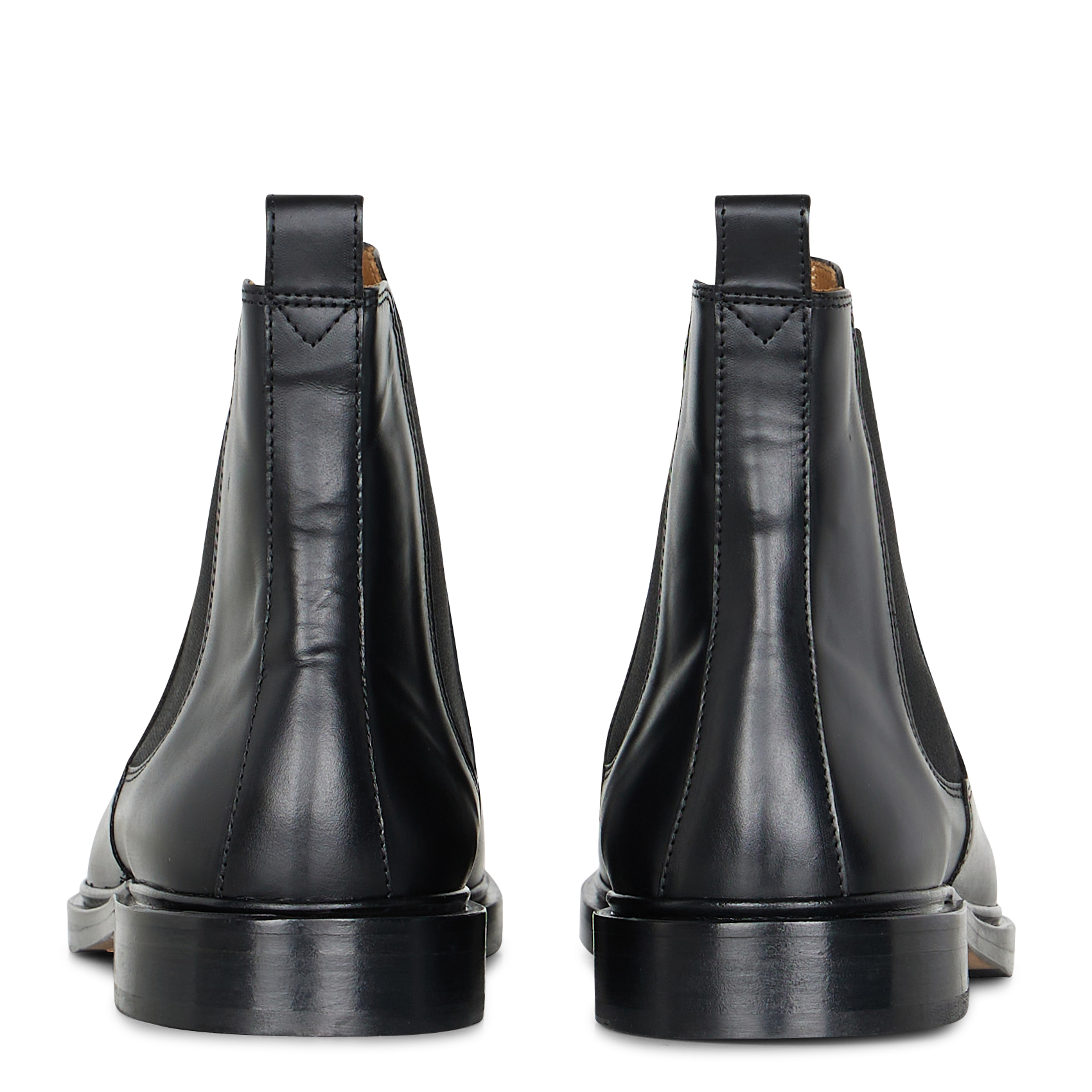 Boots en cuir lisse  BOBBIES Noir