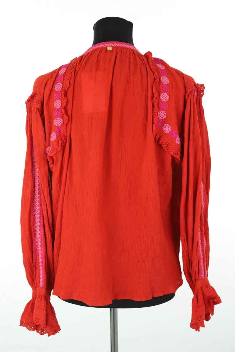 Cotton blouse ANTIK BATIK - Seconde Main Red