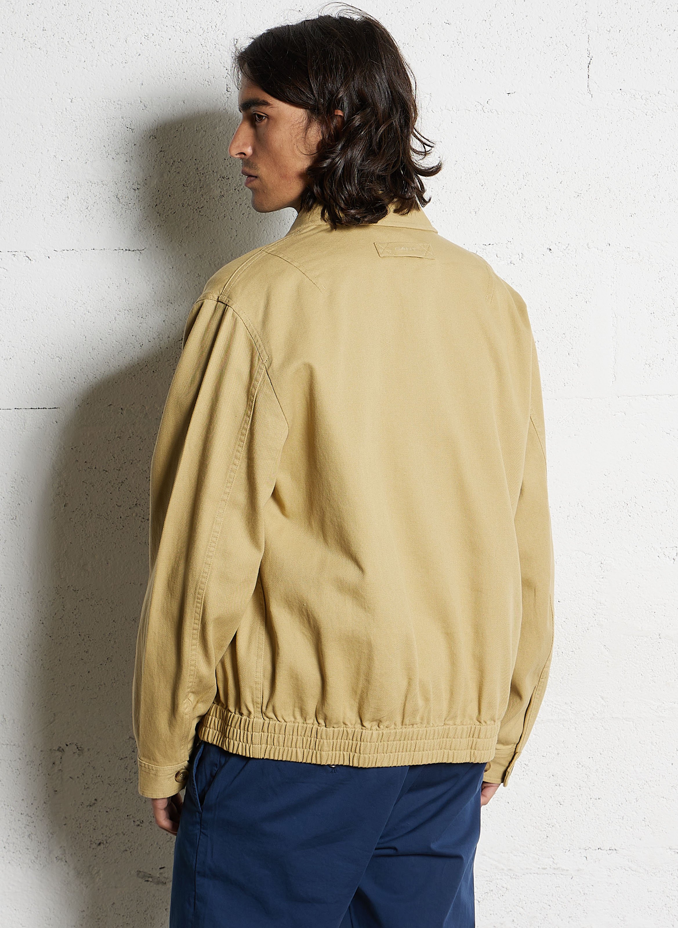 Veste col classique en coton GANT Beige