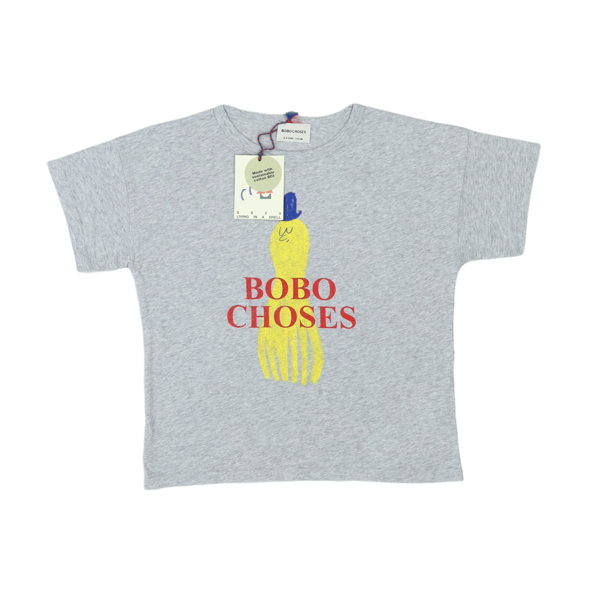 Gray Kids T-shirt - 8 years BOBO CHOSES - Seconde Main Grey