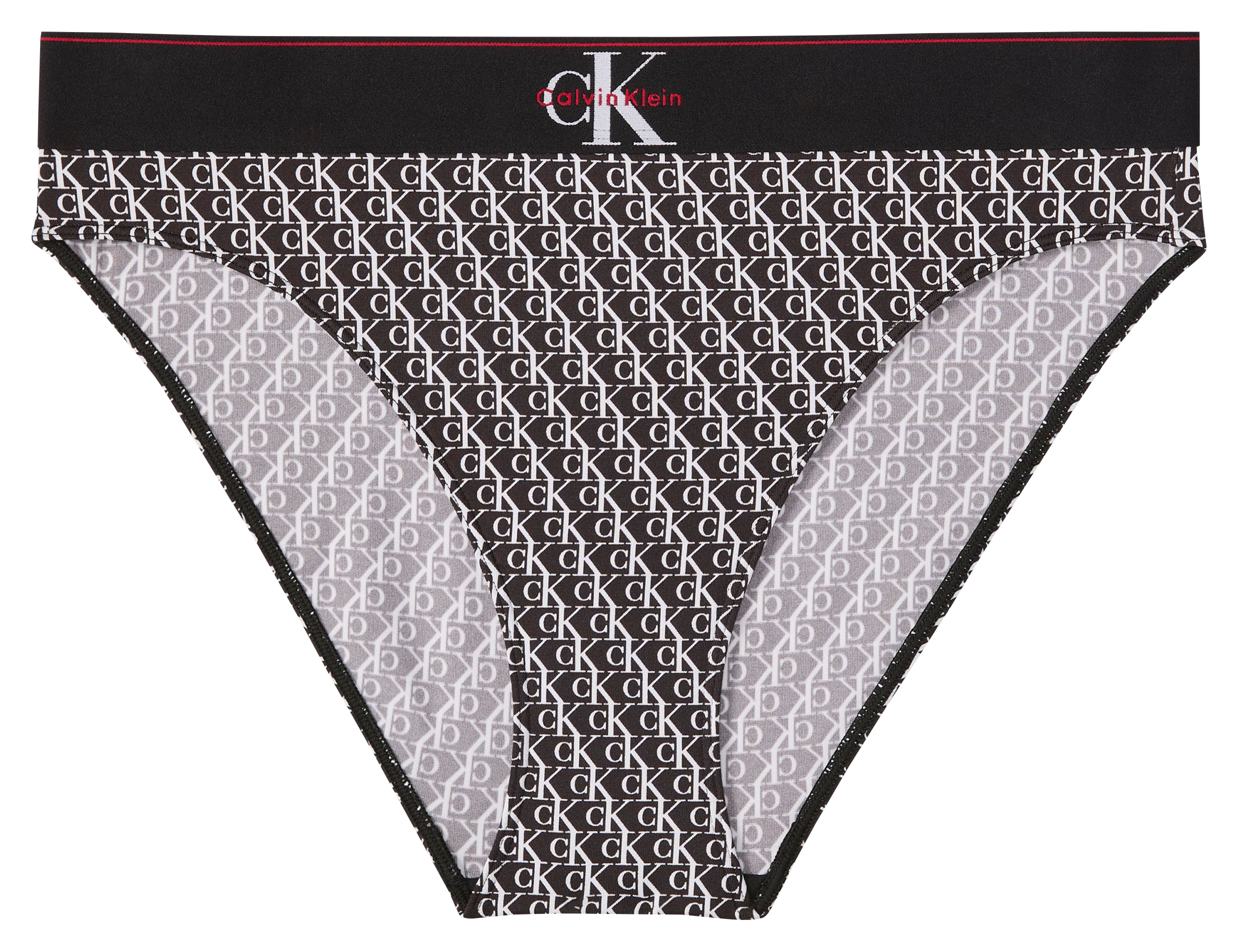 Culotte taille mi haute élastique CALVIN KLEIN UNDERWEAR Noir