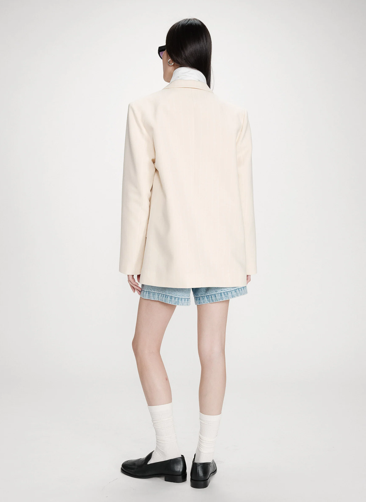 Plain straight blazer GRACE ET MILA Yellow