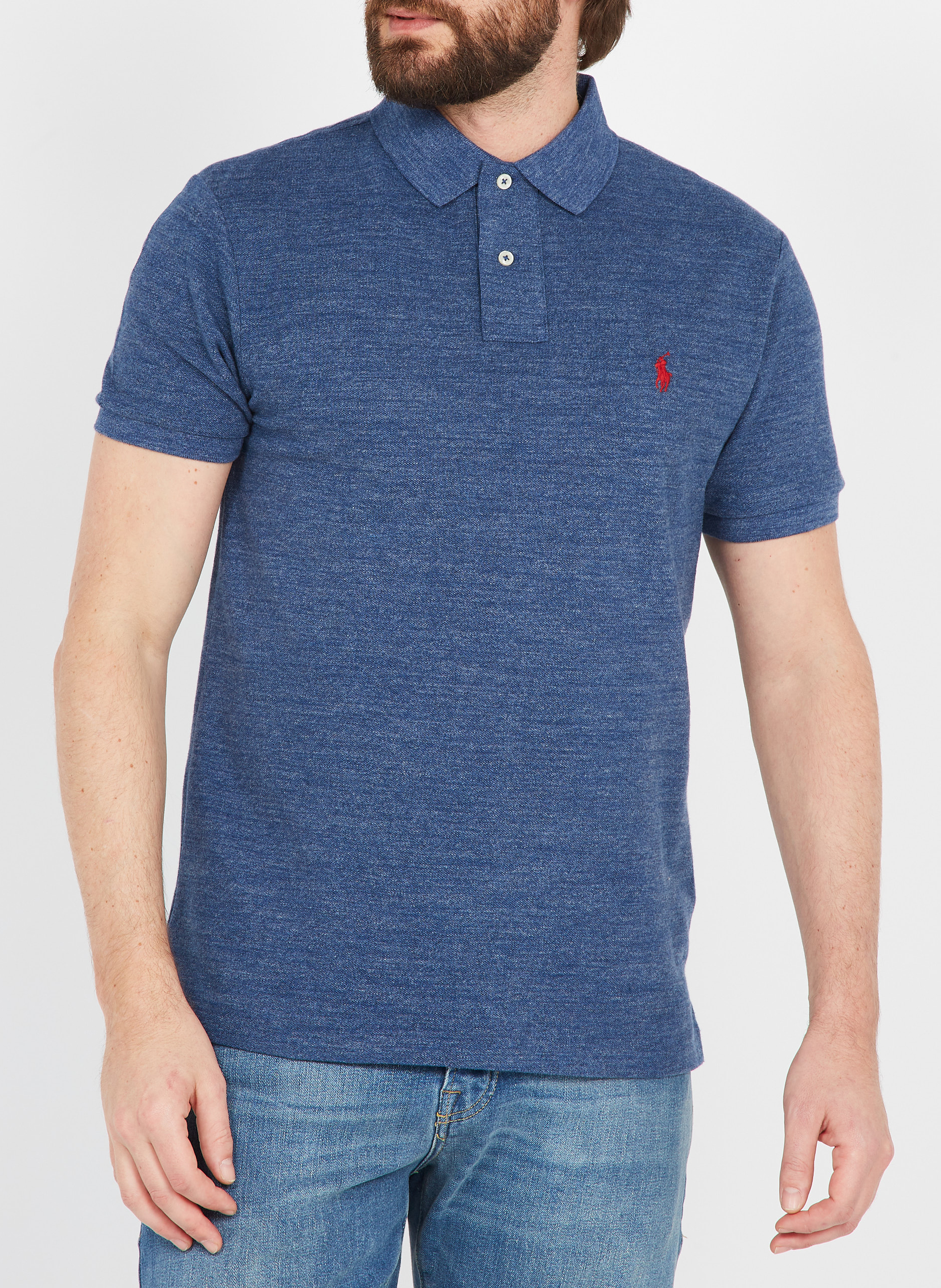 Poloshirt aus Baumwolle, Regular Fit POLO RALPH LAUREN Blau
