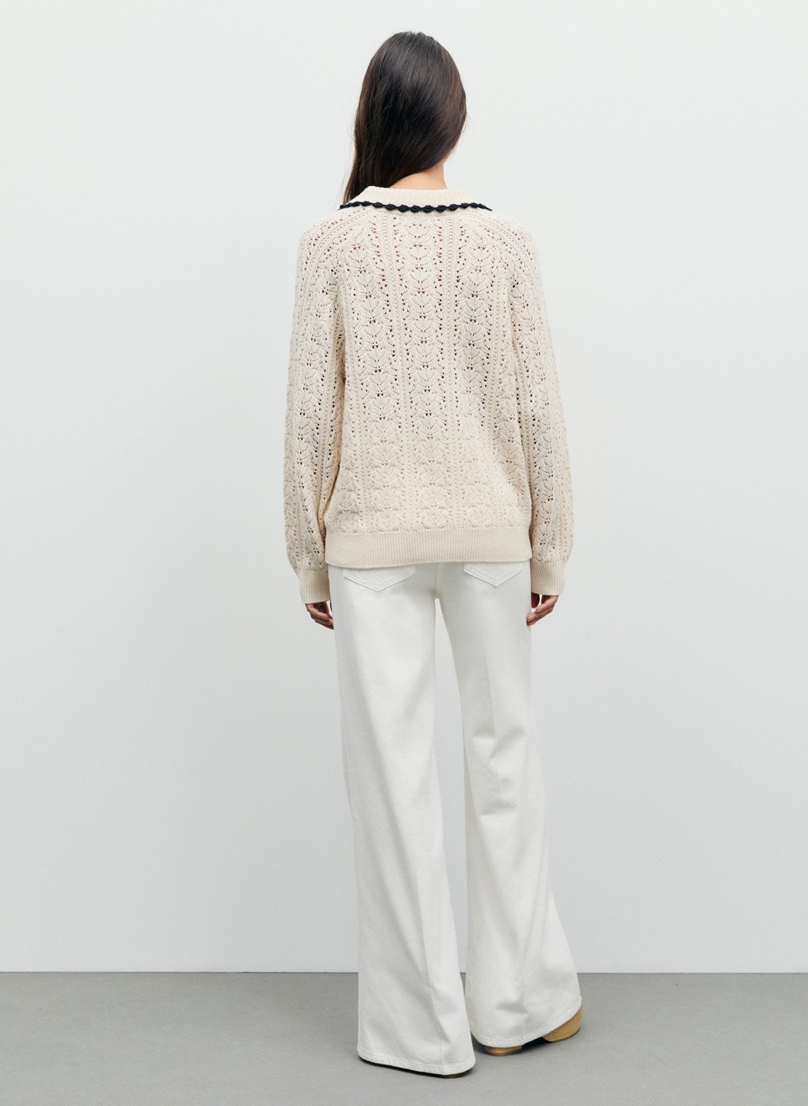 Aly decorative knit scarf GERARD DAREL Beige