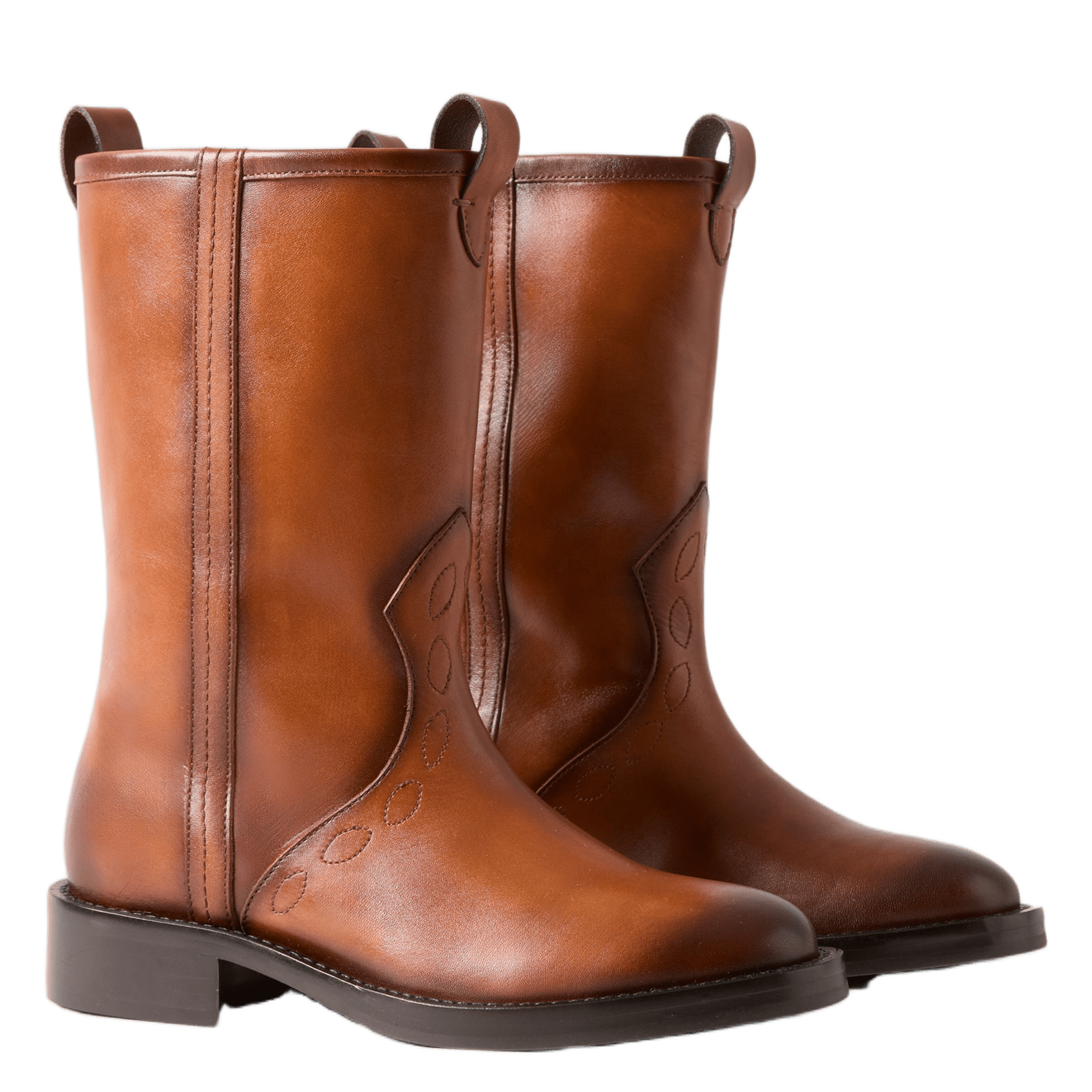 Bottes en cuir CLAUDIE PIERLOT Beige
