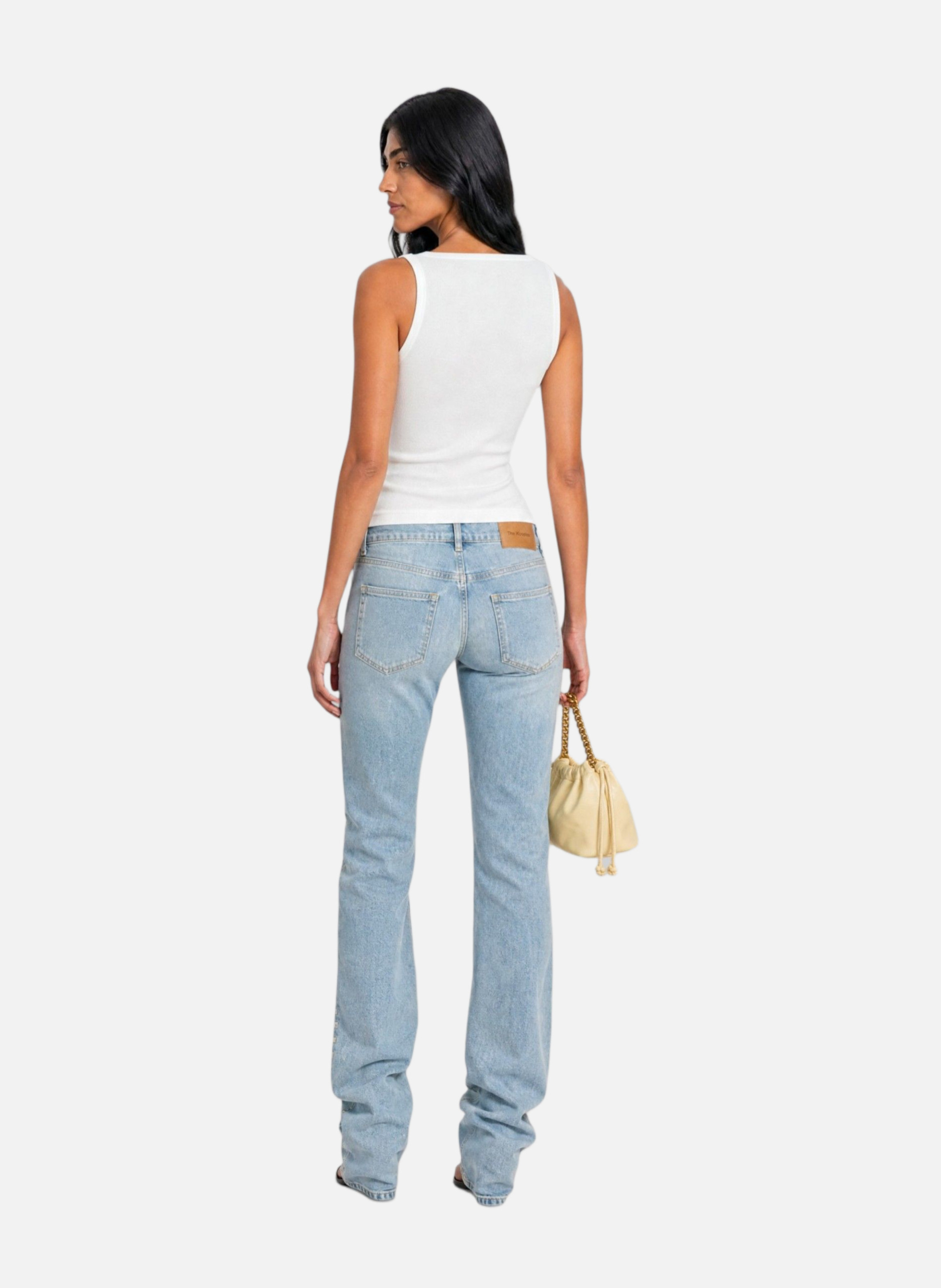 Sleeveless top in blended cotton THE KOOPLES Beige