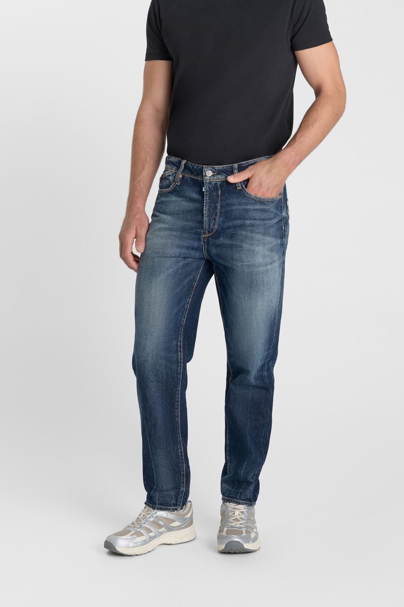 Loose, wide-leg jeans, length 34 LE TEMPS DES CERISES Blue
