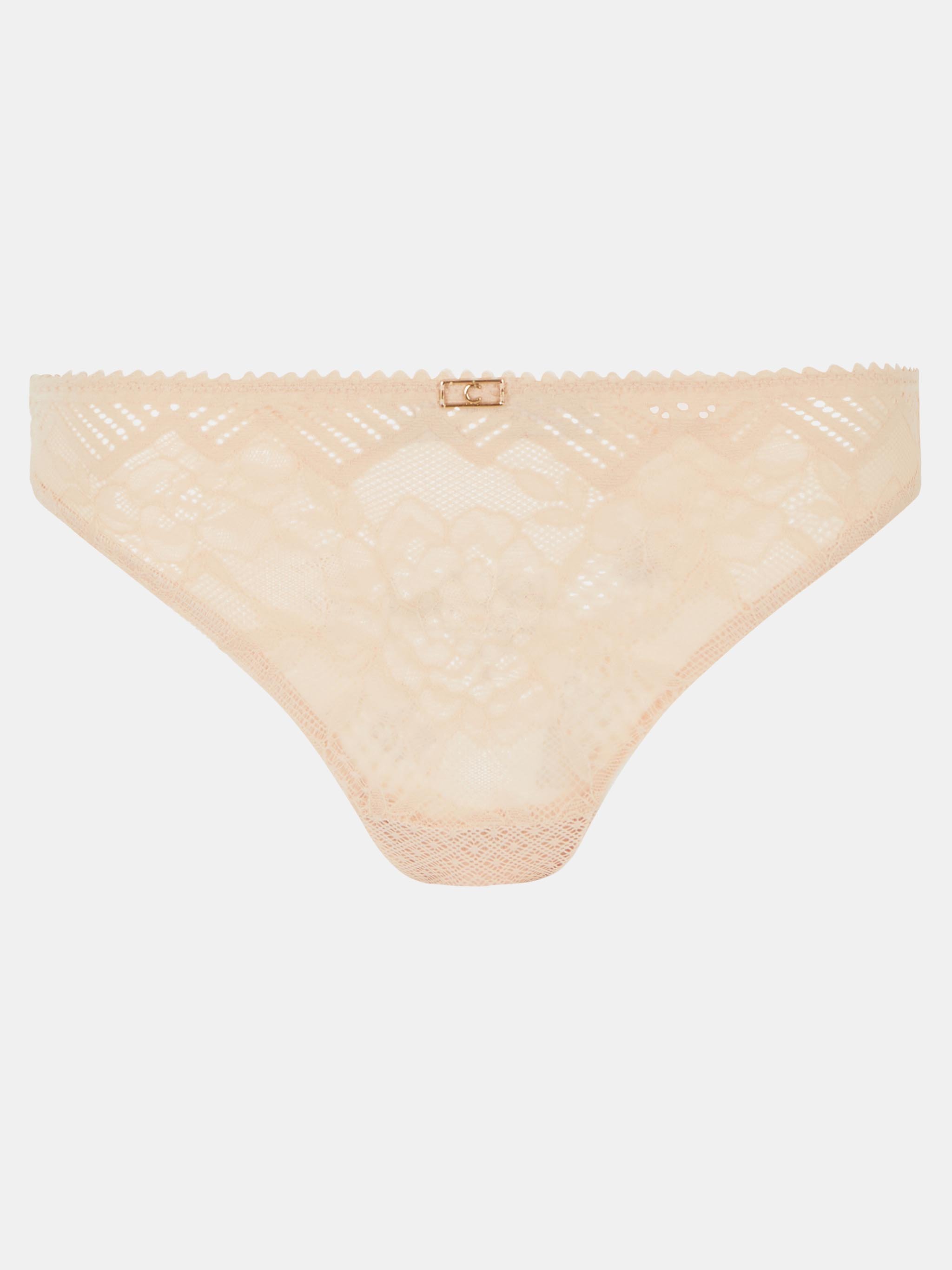 Lace tanga | Beige CHANTELLE Women