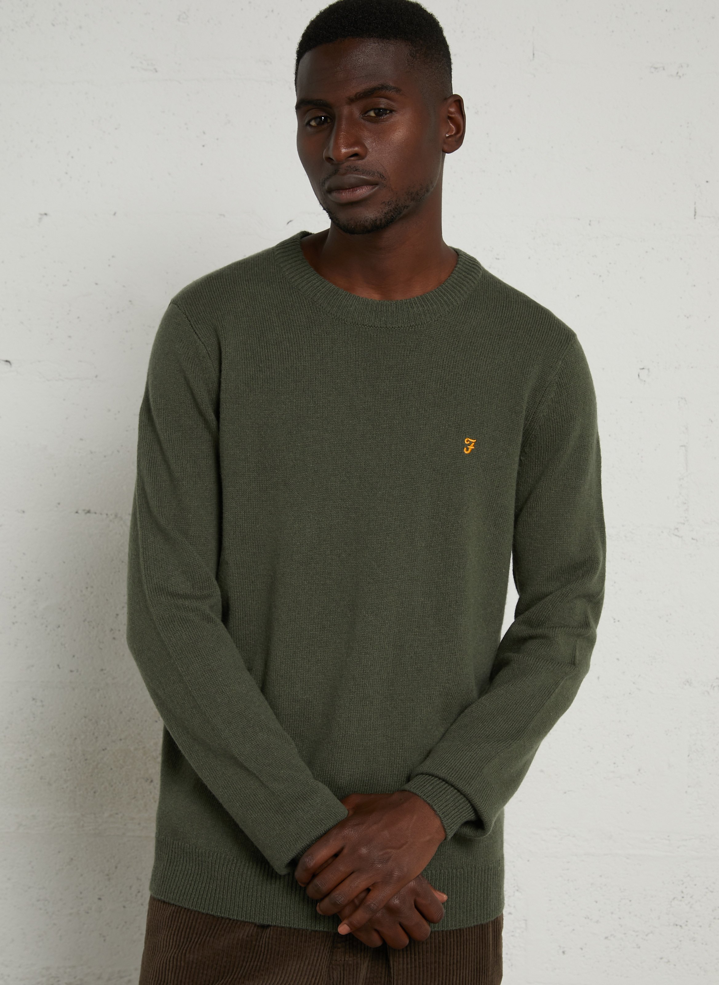 Streifenpullover aus Wolle FARAH