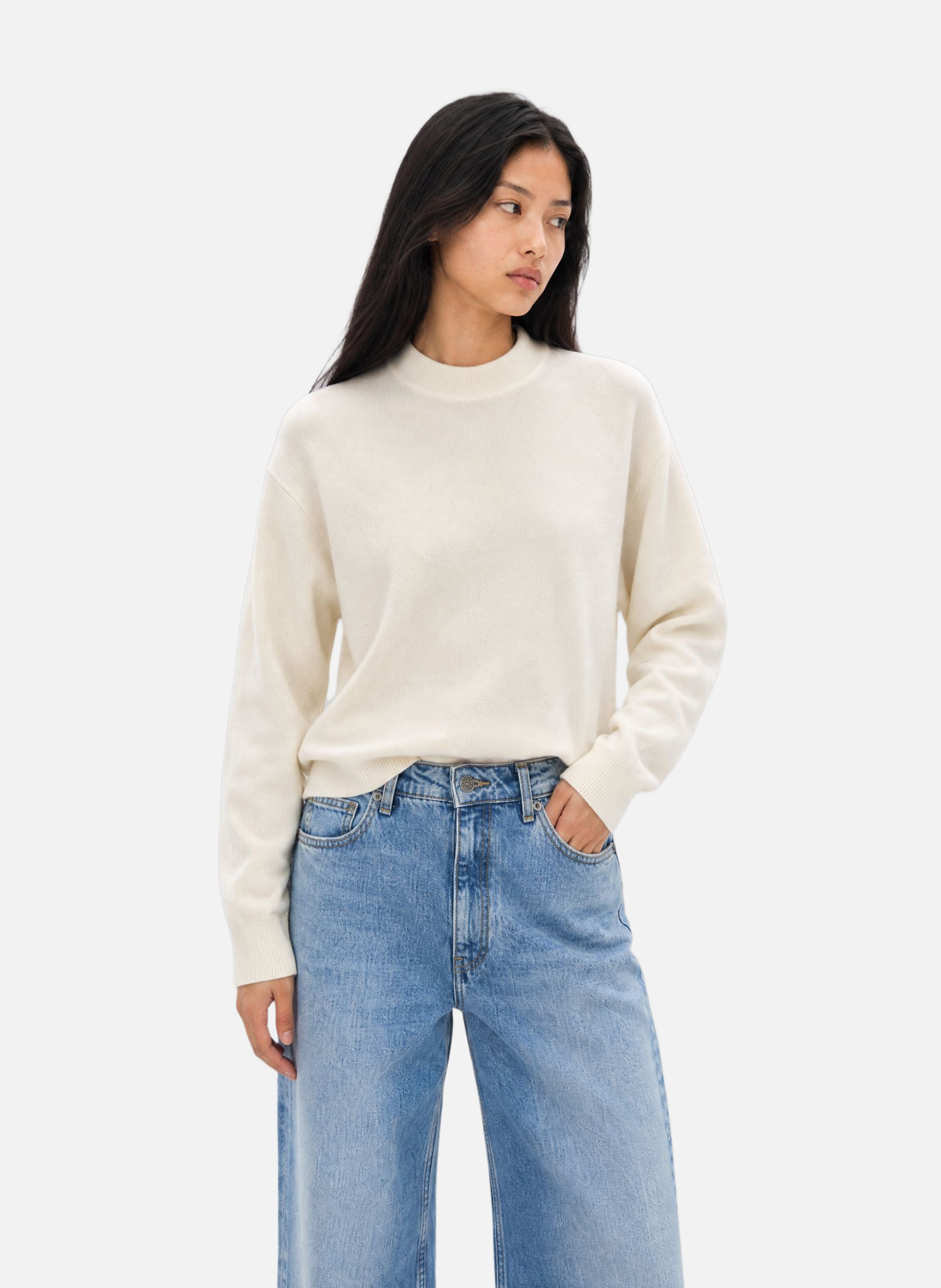 Wool and cashmere sweater THE KOOPLES Beige