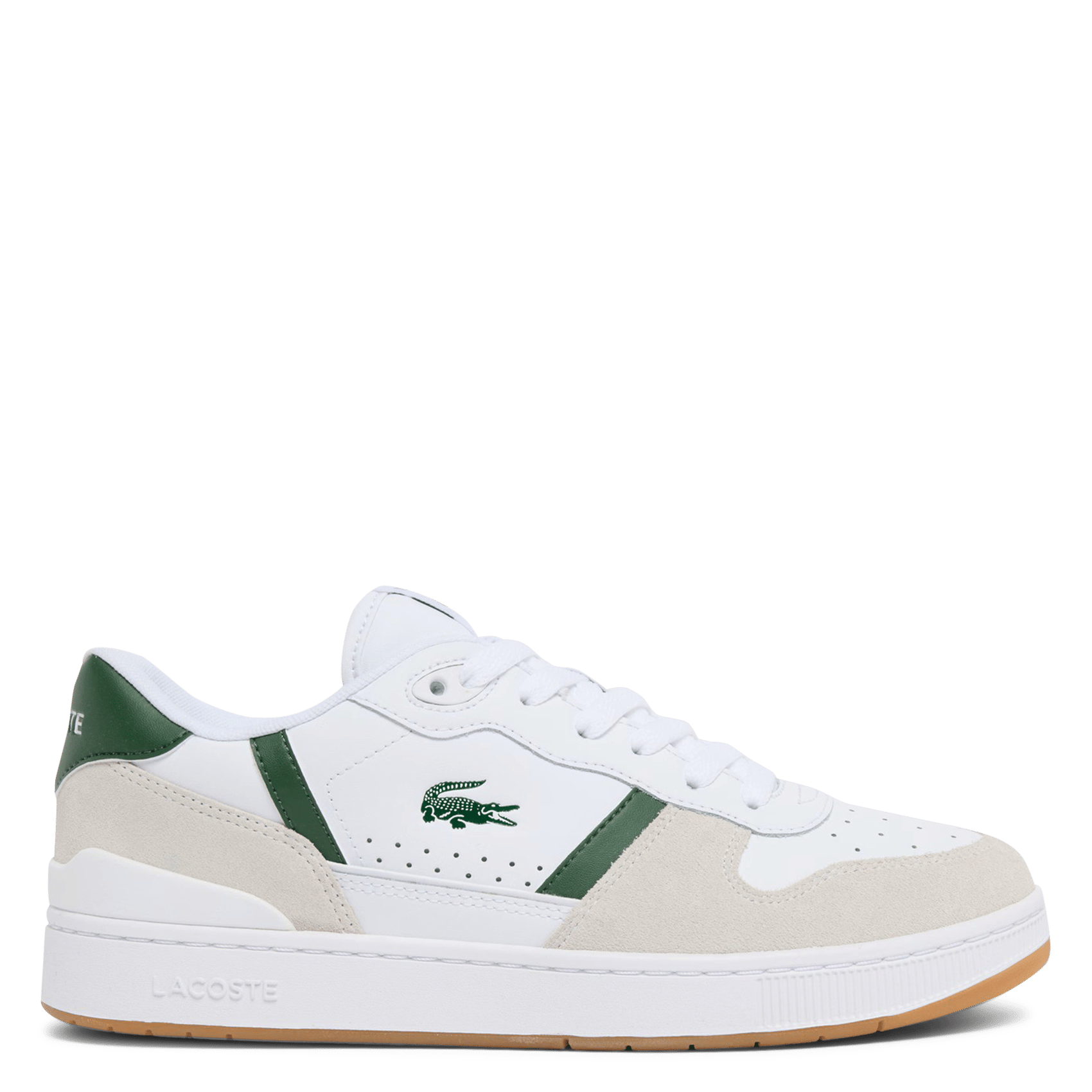 Lage, leren sneakers LACOSTE Wit