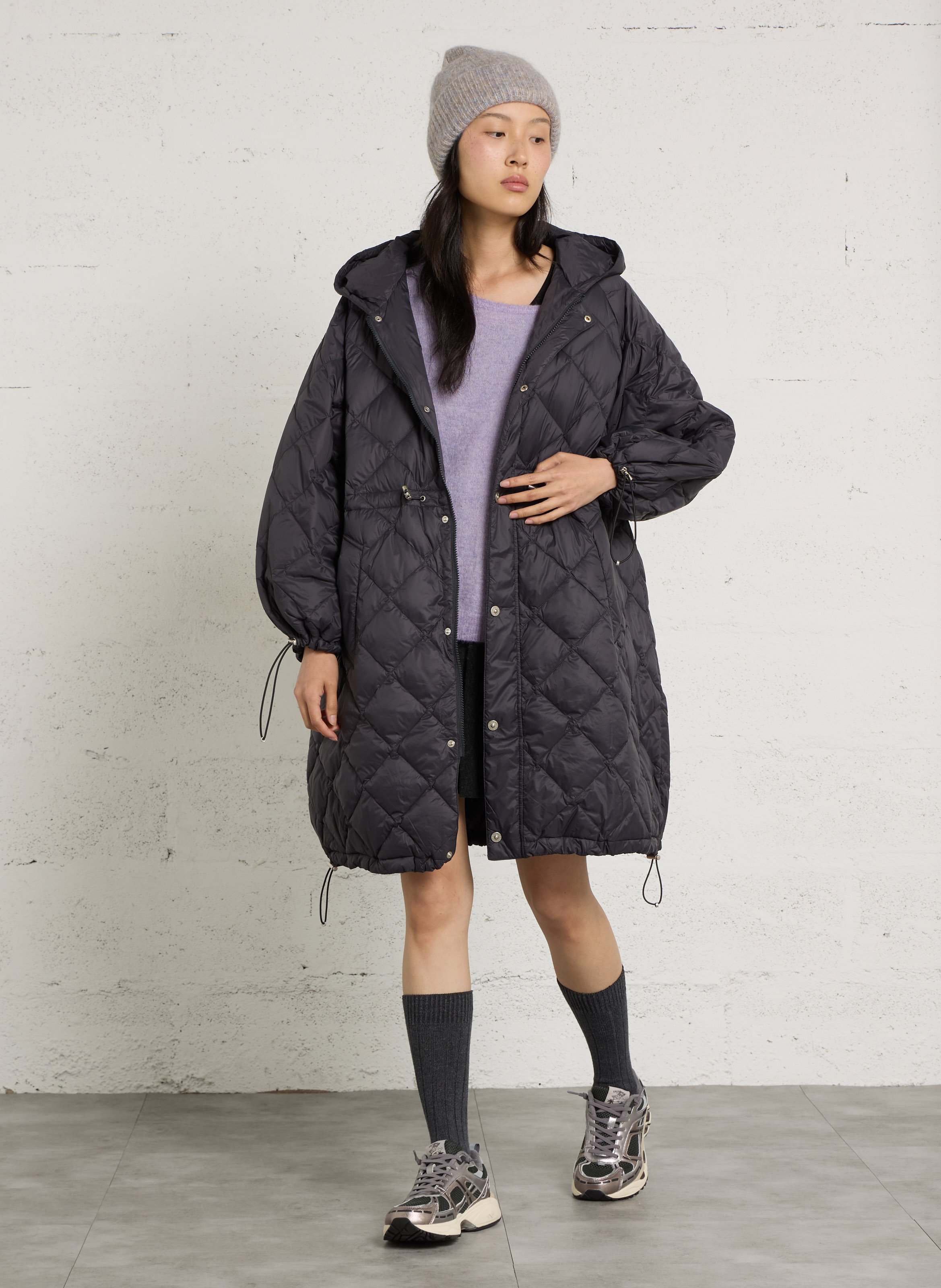 Oversized donsjack TAION Grijs