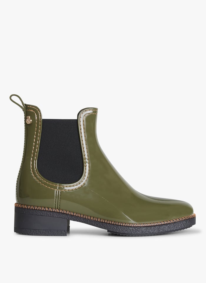 Vert Round toe ankle boots
