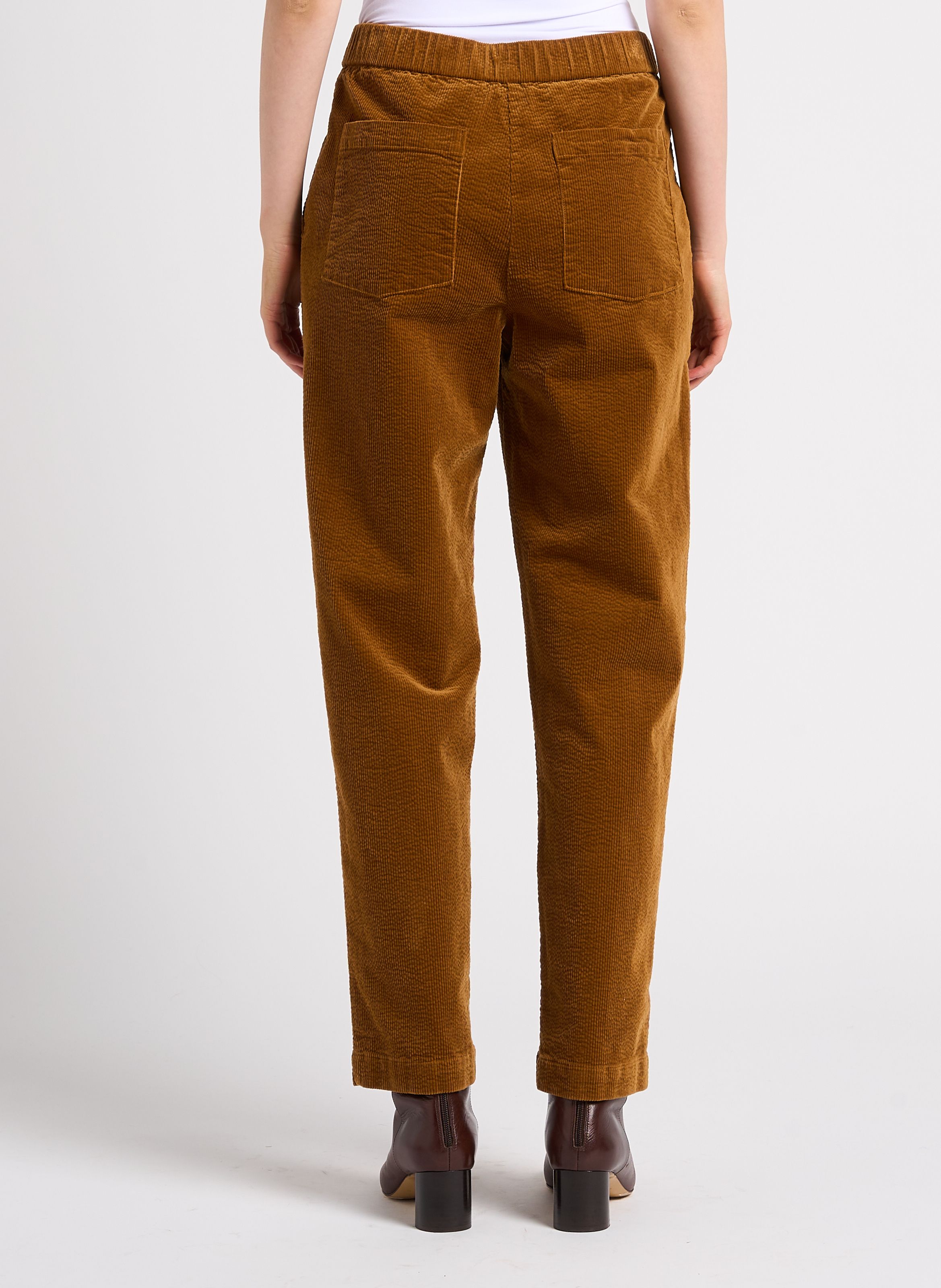 Pantalon carotte marron orders