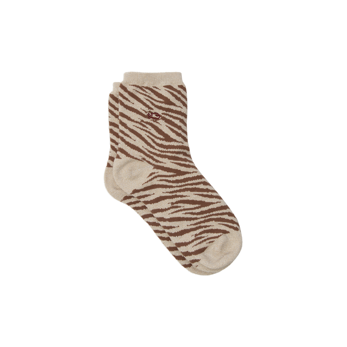 Combed cotton zebra socks BILLYBELT Beige