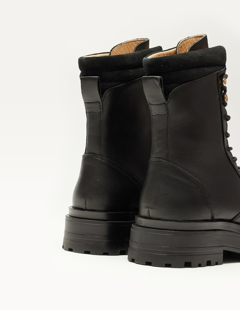 Lace-up ankle boots ODAJE EX. M.MOUSTACHE Black