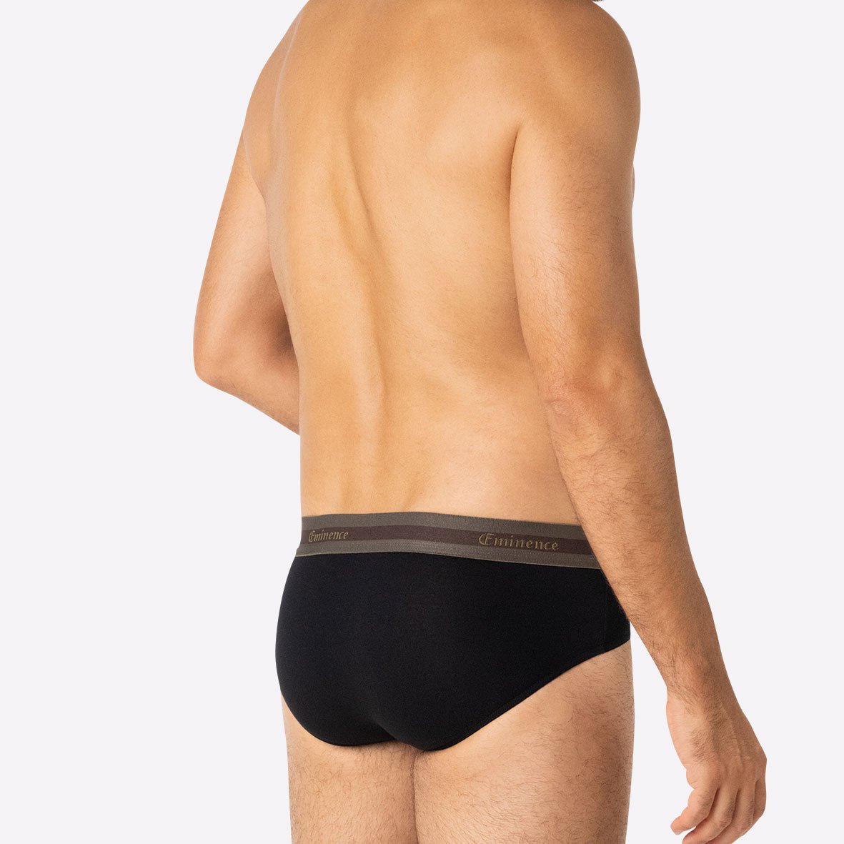 Set of 6 men's briefs selection in organic cotton by Eminence EMINENCE Multicolored