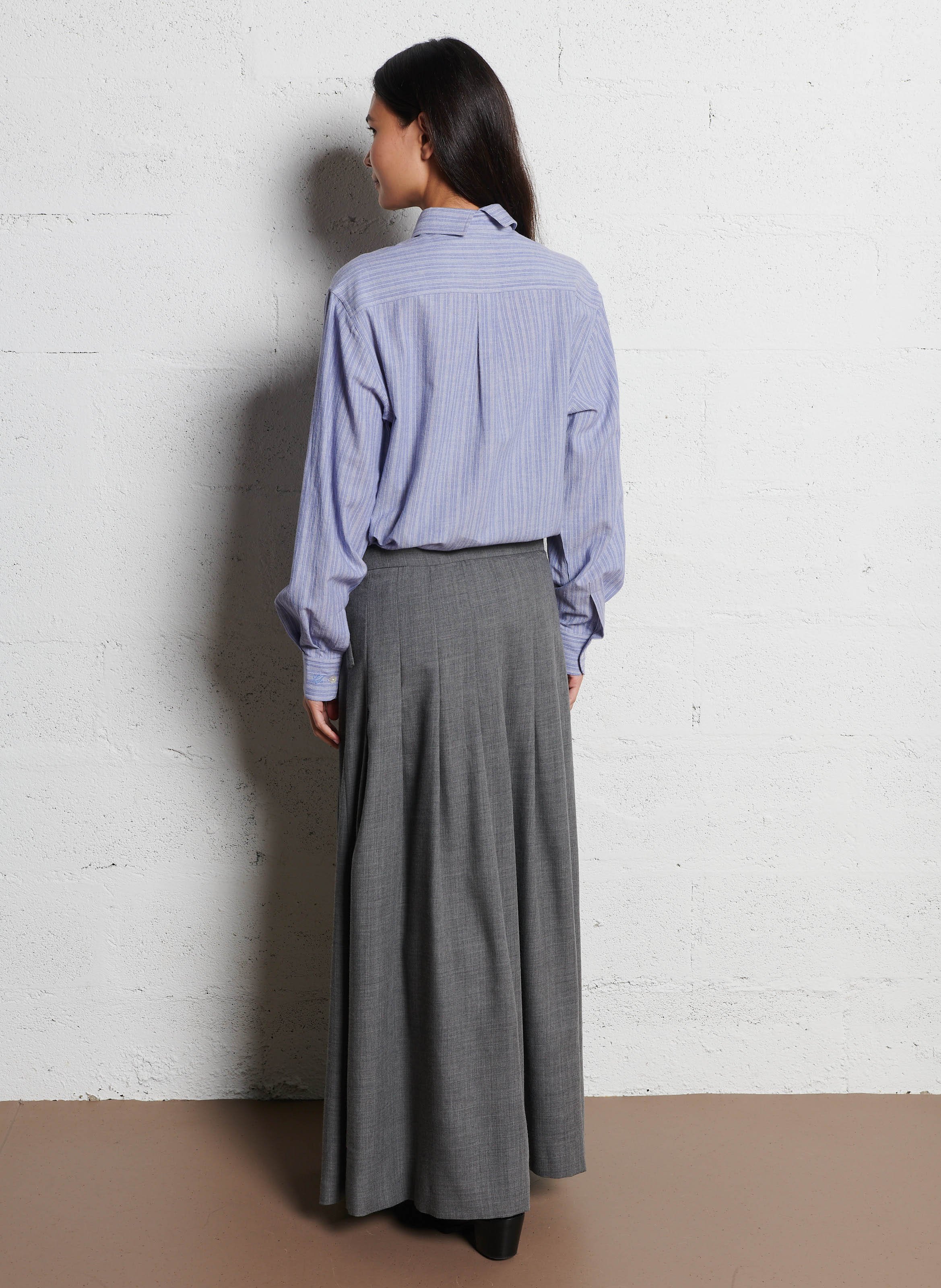 Colonel - Einfarbiges Hemd LAURENCE BRAS Blau