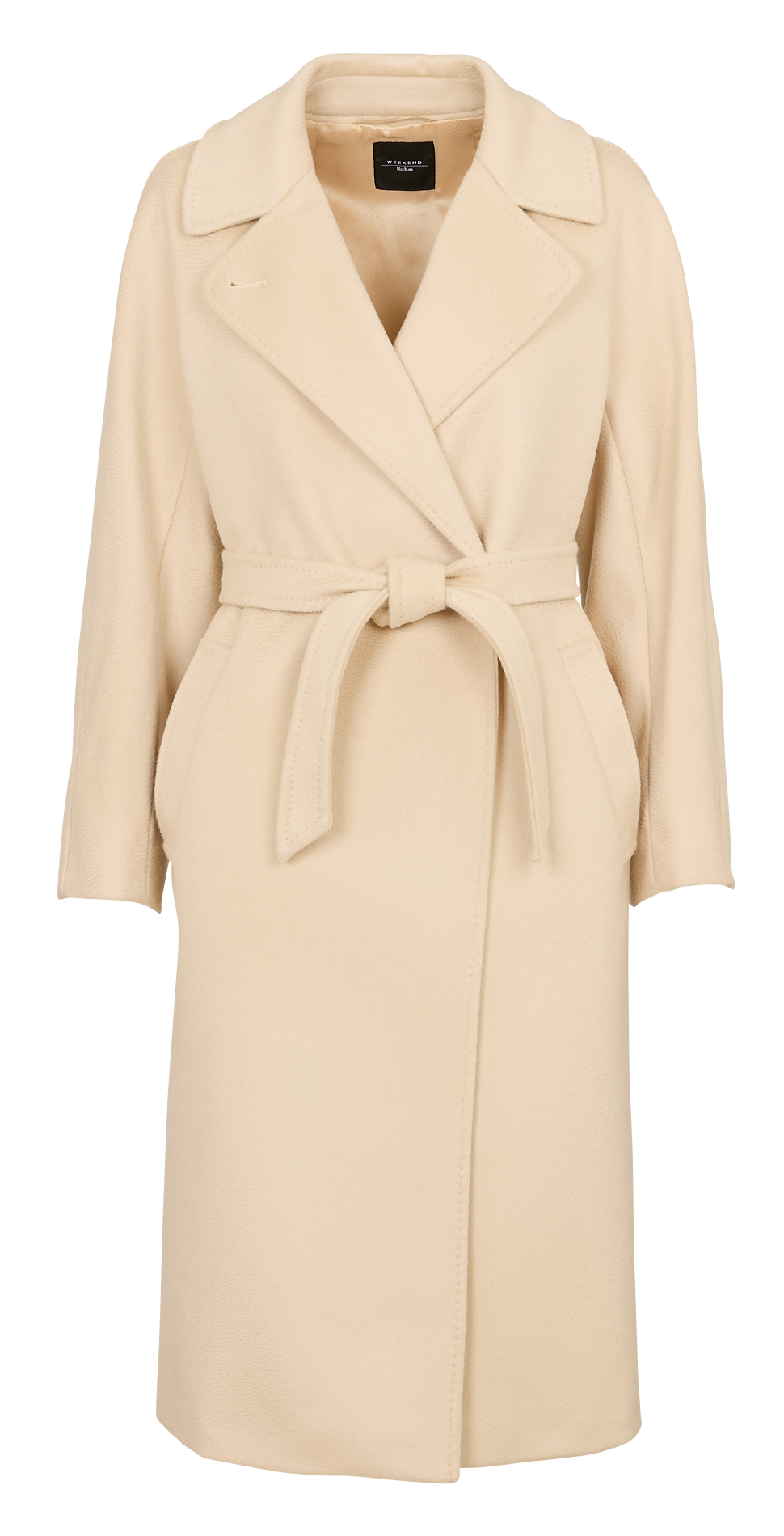 Coat with tailored collar MAX MARA WEEK END White