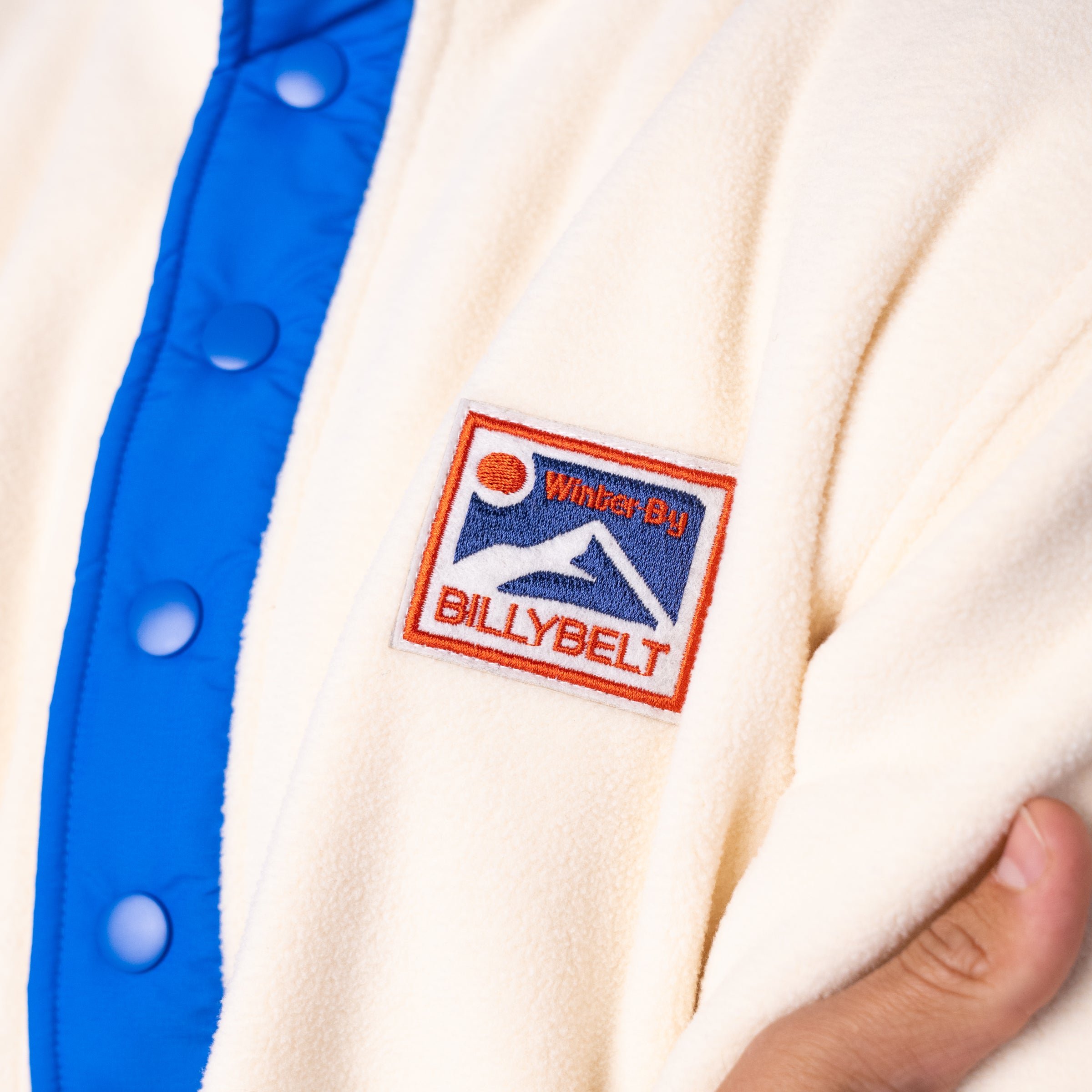 Fleece sweatshirt BILLYBELT White