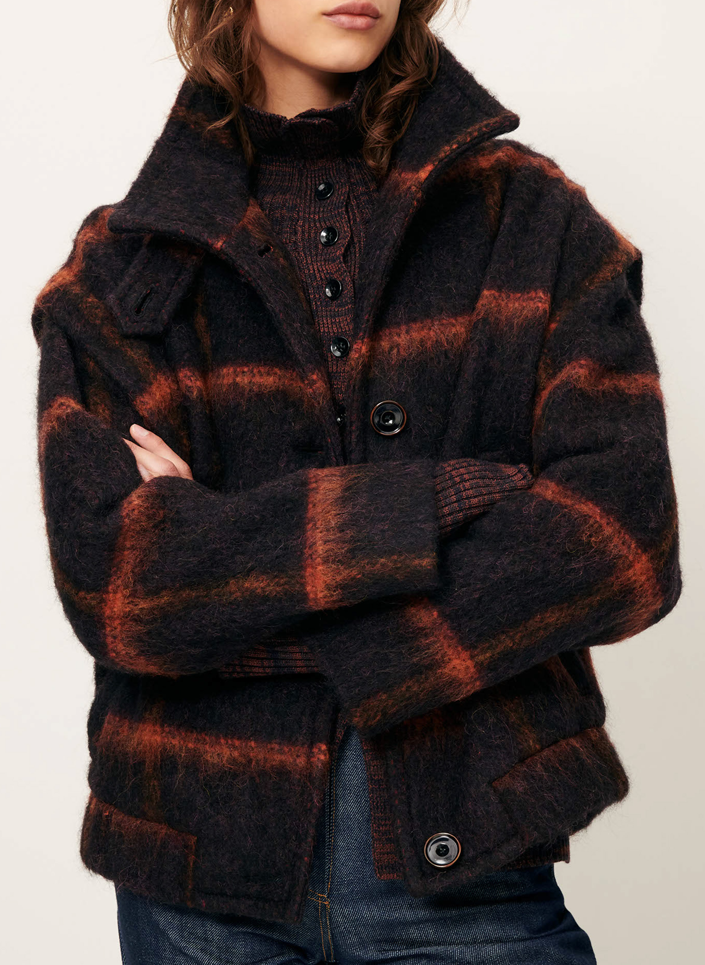 Alpaca wool coat  Blue