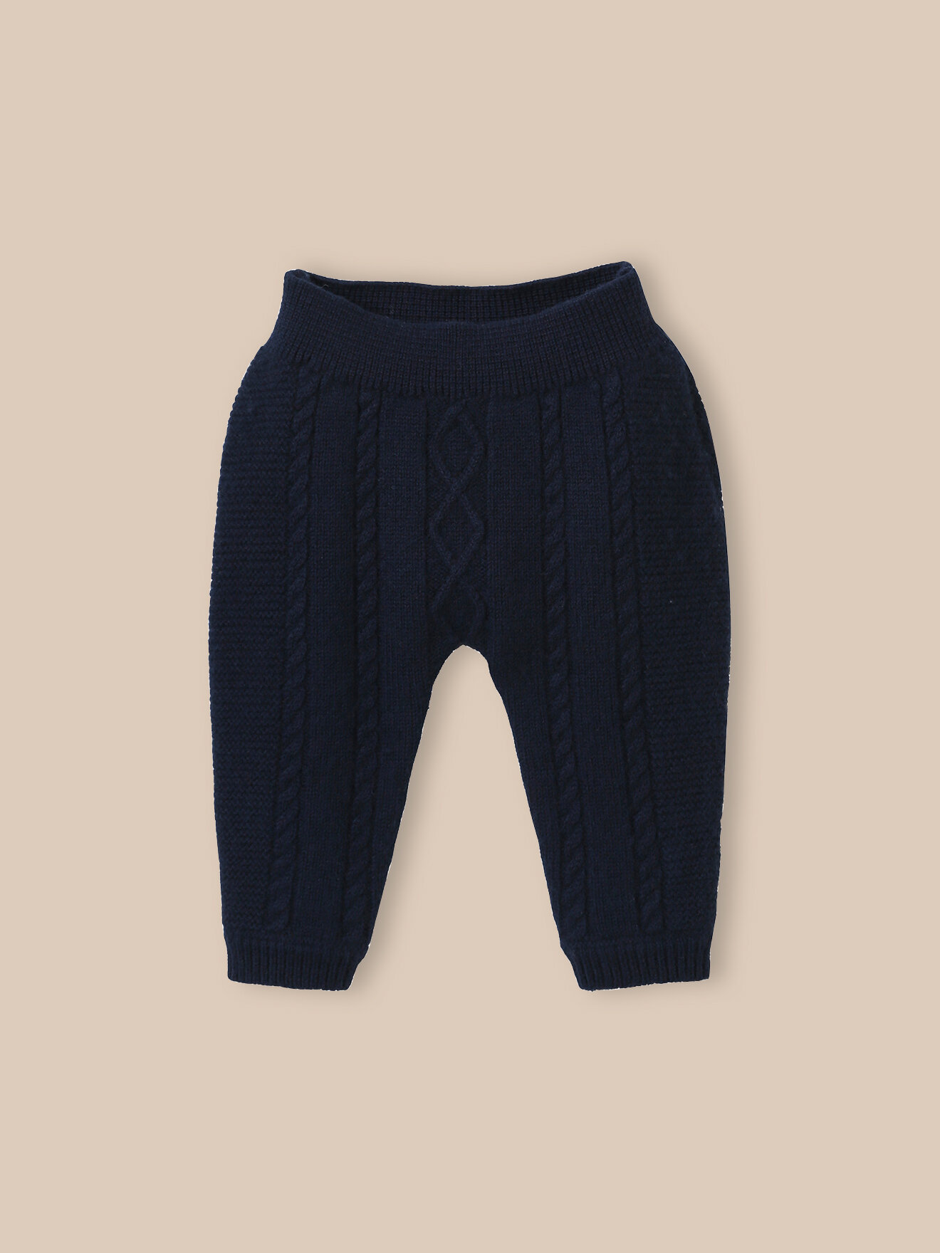 Twisted knit set CYRILLUS Blue