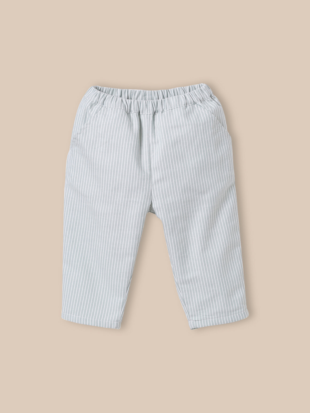 Striped trousers CYRILLUS Green