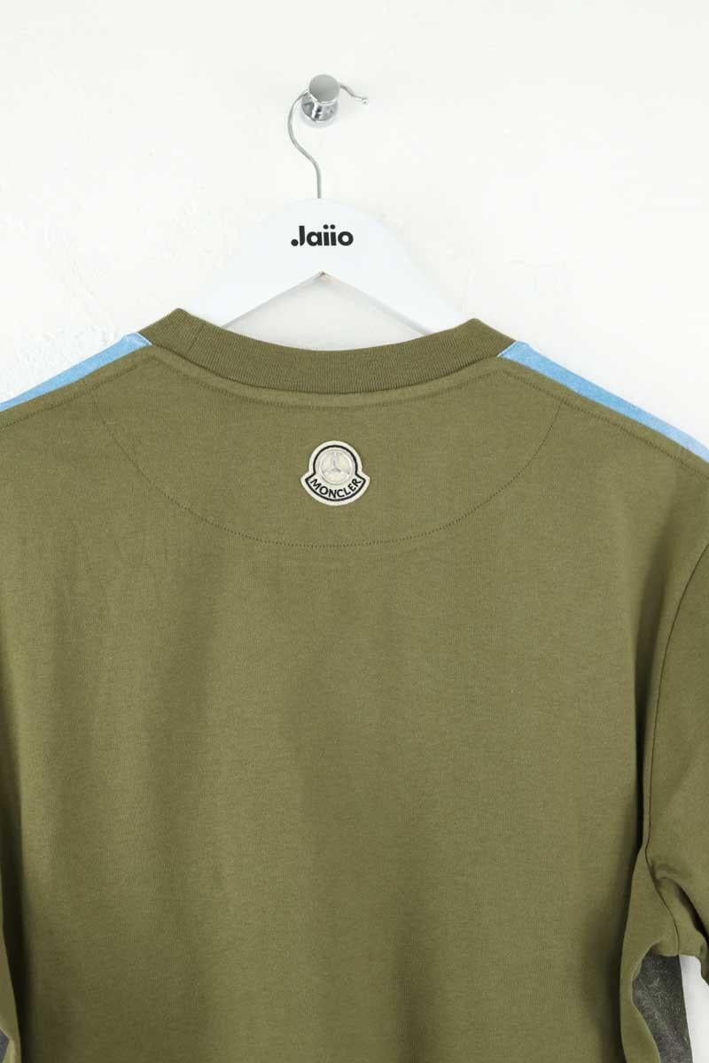 Cotton T-shirt MONCLER - Seconde Main Khaki
