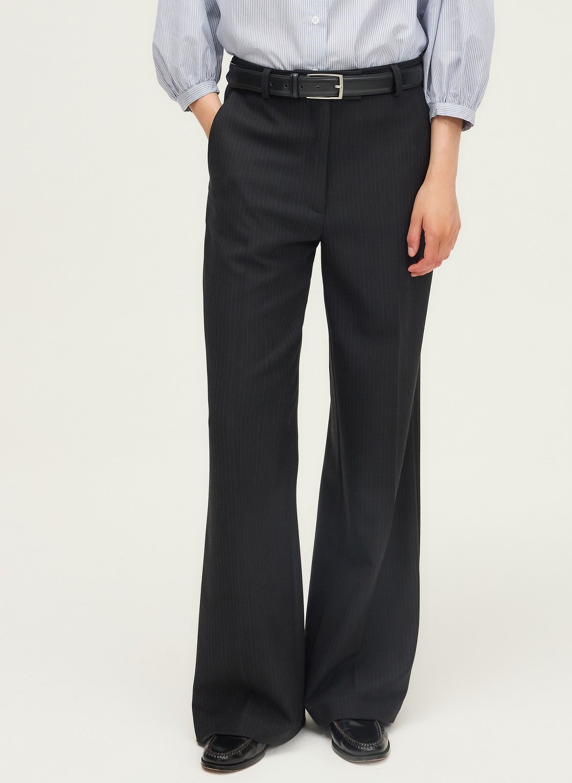 Wide trousers PABLO Black