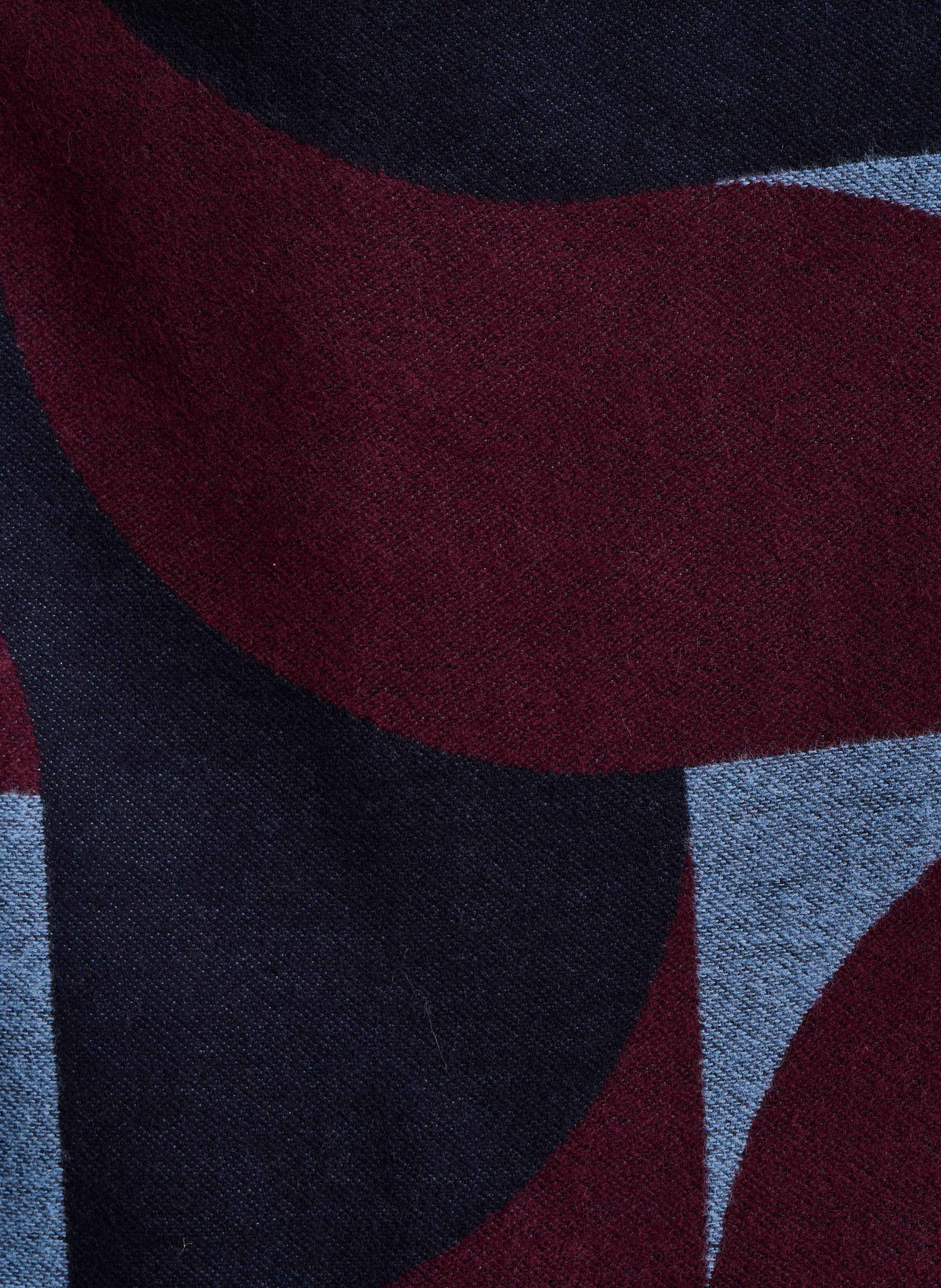 Organic cotton scarf LA FEE MARABOUTEE Blue