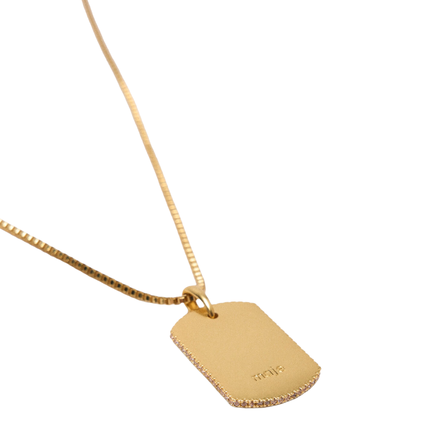 Halsketting van messing MAJE Goudkleurig