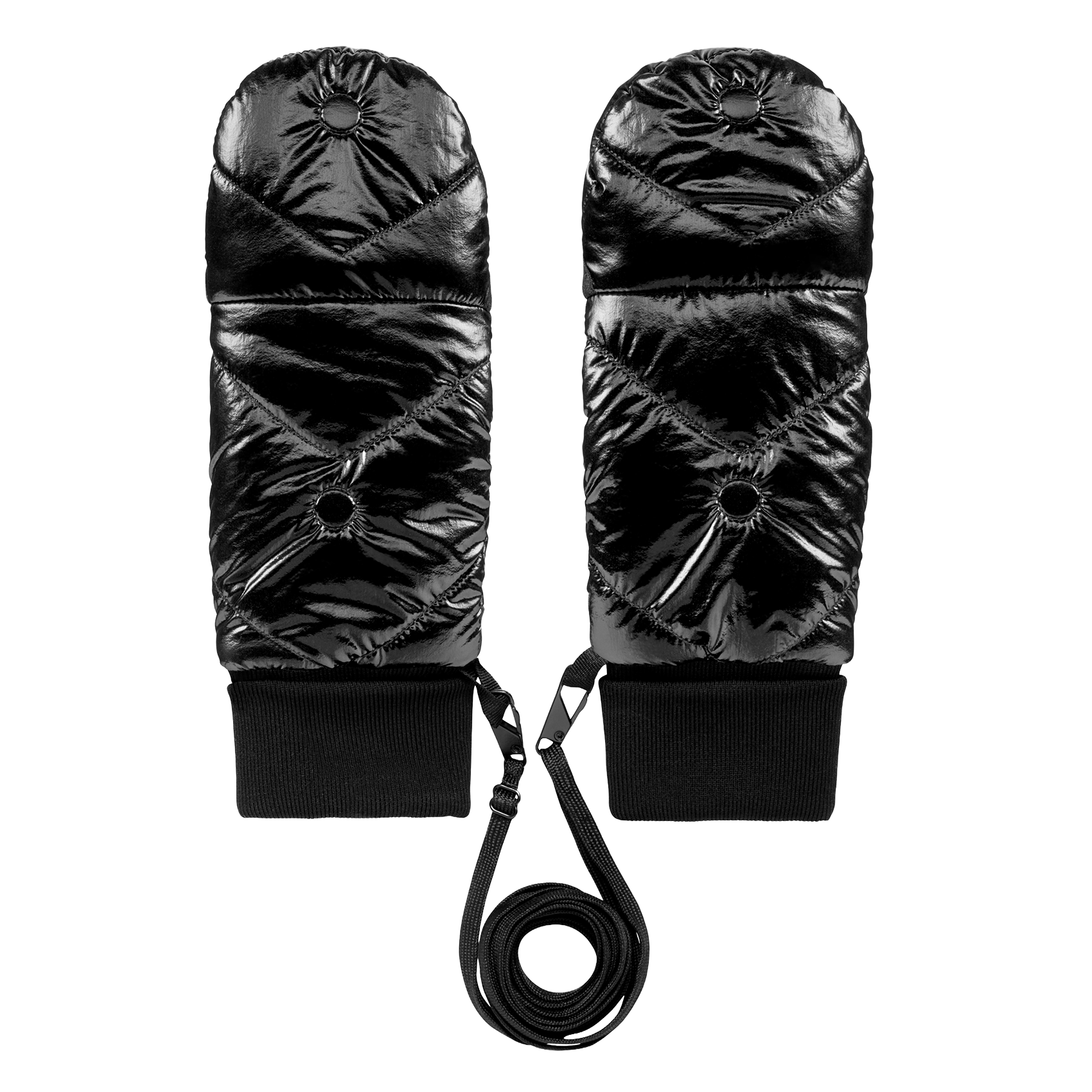 Fingerlose Handschuhe mit Leopardenmuster FUDOON Schwarz