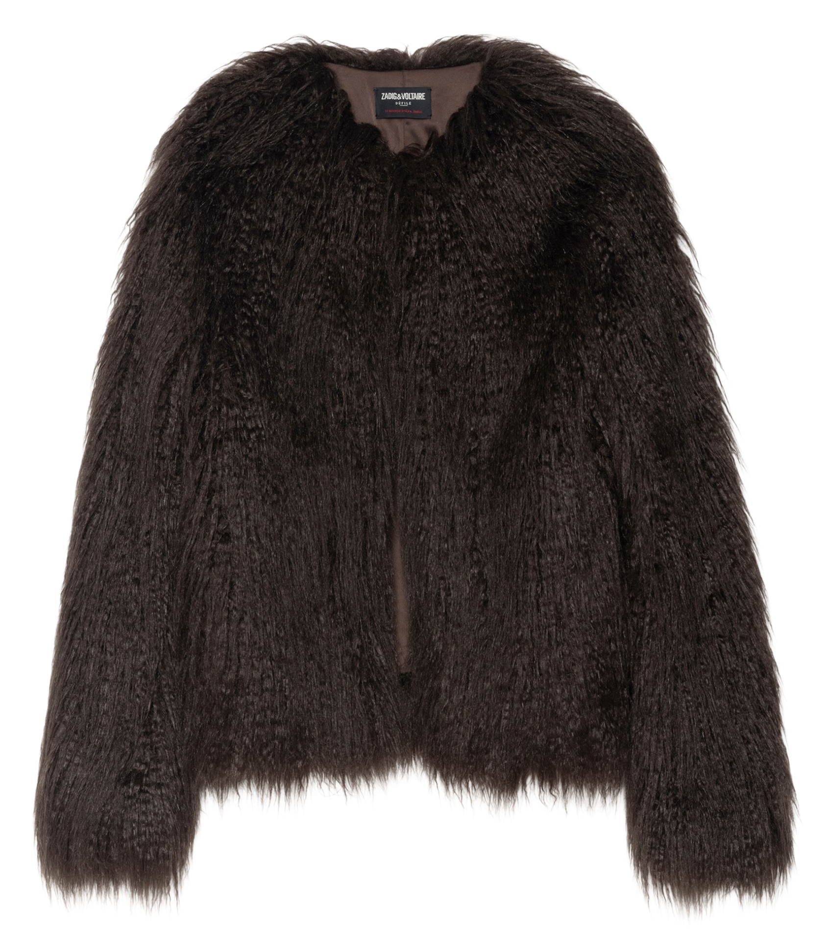 Cappotto scollo tondo ZADIG&VOLTAIRE Marrone