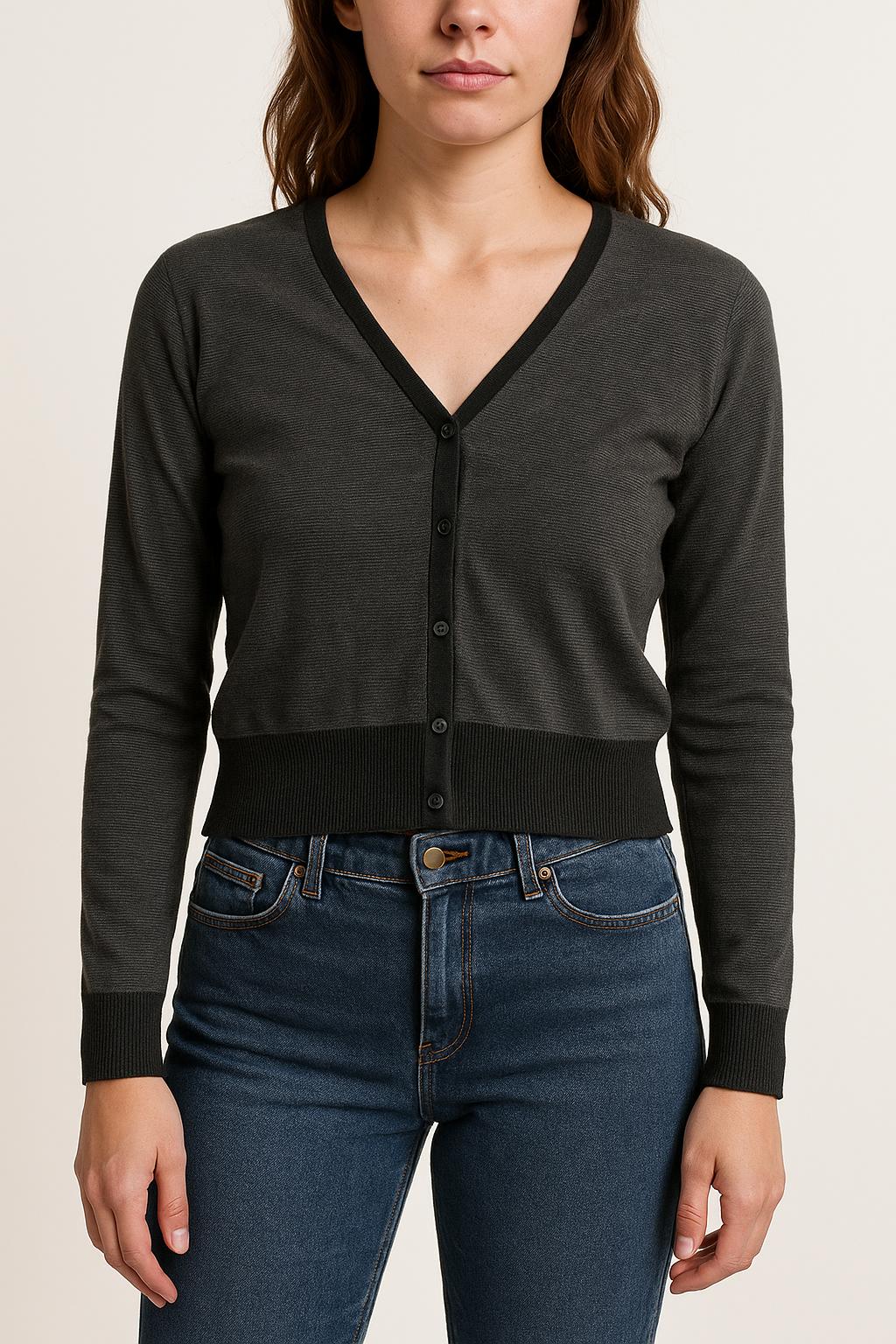 Cardigan AGNES B. - Seconde Main Grey