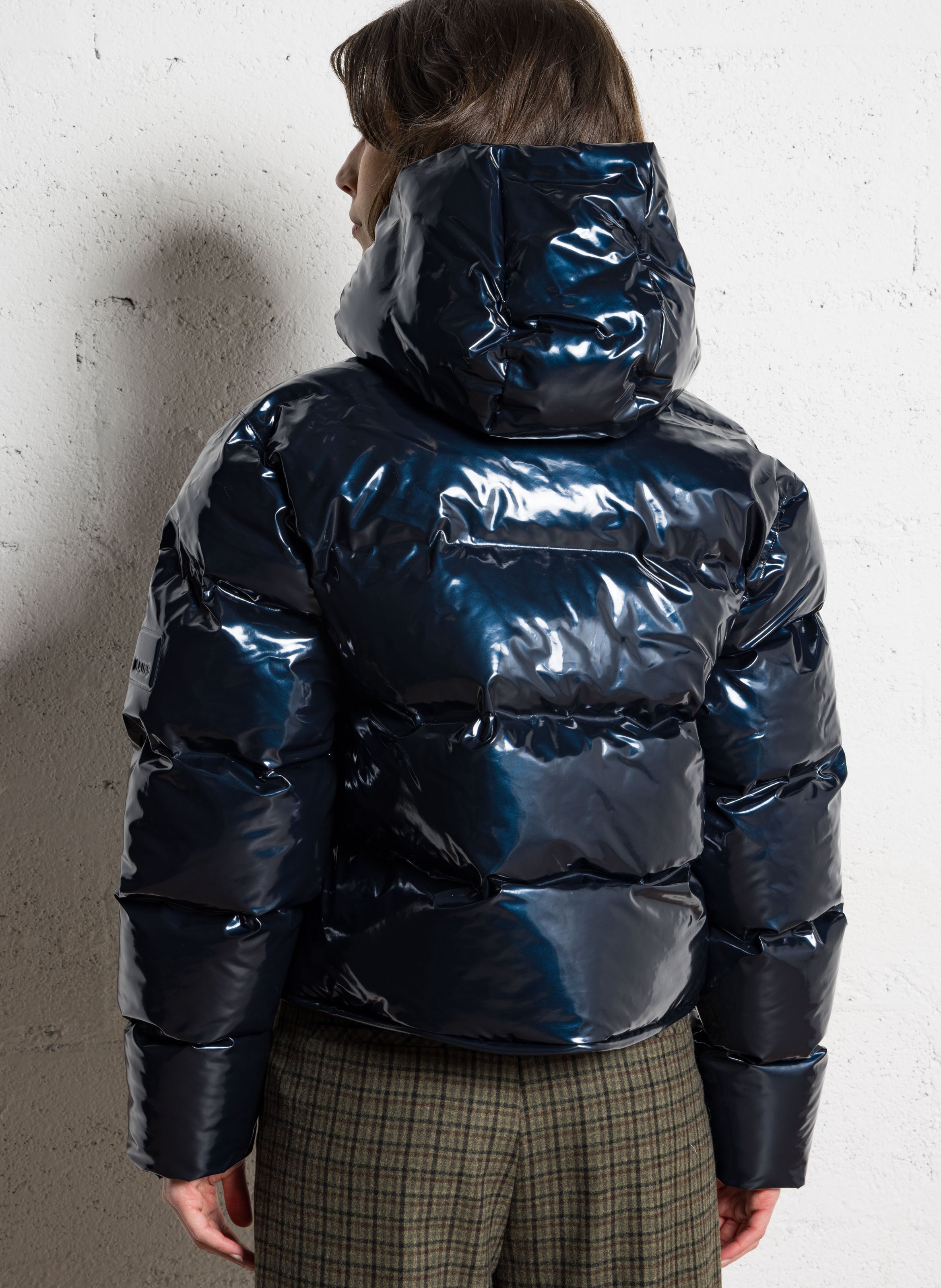 Brookvale Hoody padded jacket RAINS Blue