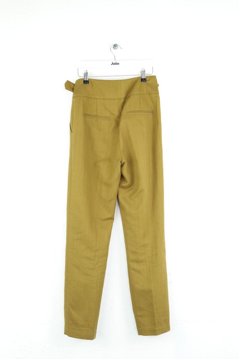 Slim-fit cotton cargo pants SEZANE - Seconde main Khaki