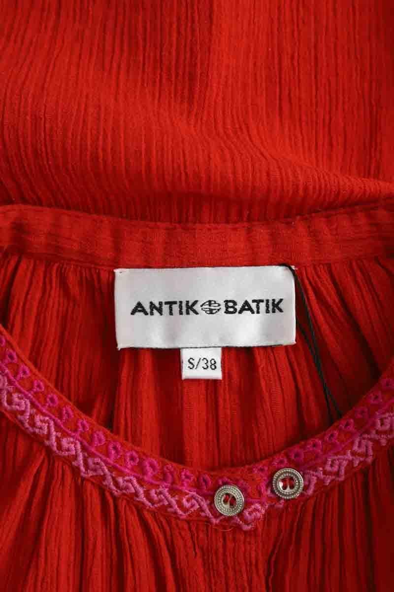 Cotton blouse ANTIK BATIK - Seconde Main Red