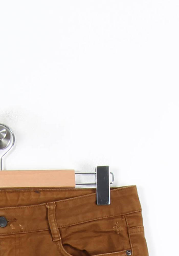 Cropped slim jeans with studs COMPTOIR DES COTONNIERS - Seconde main Yellow