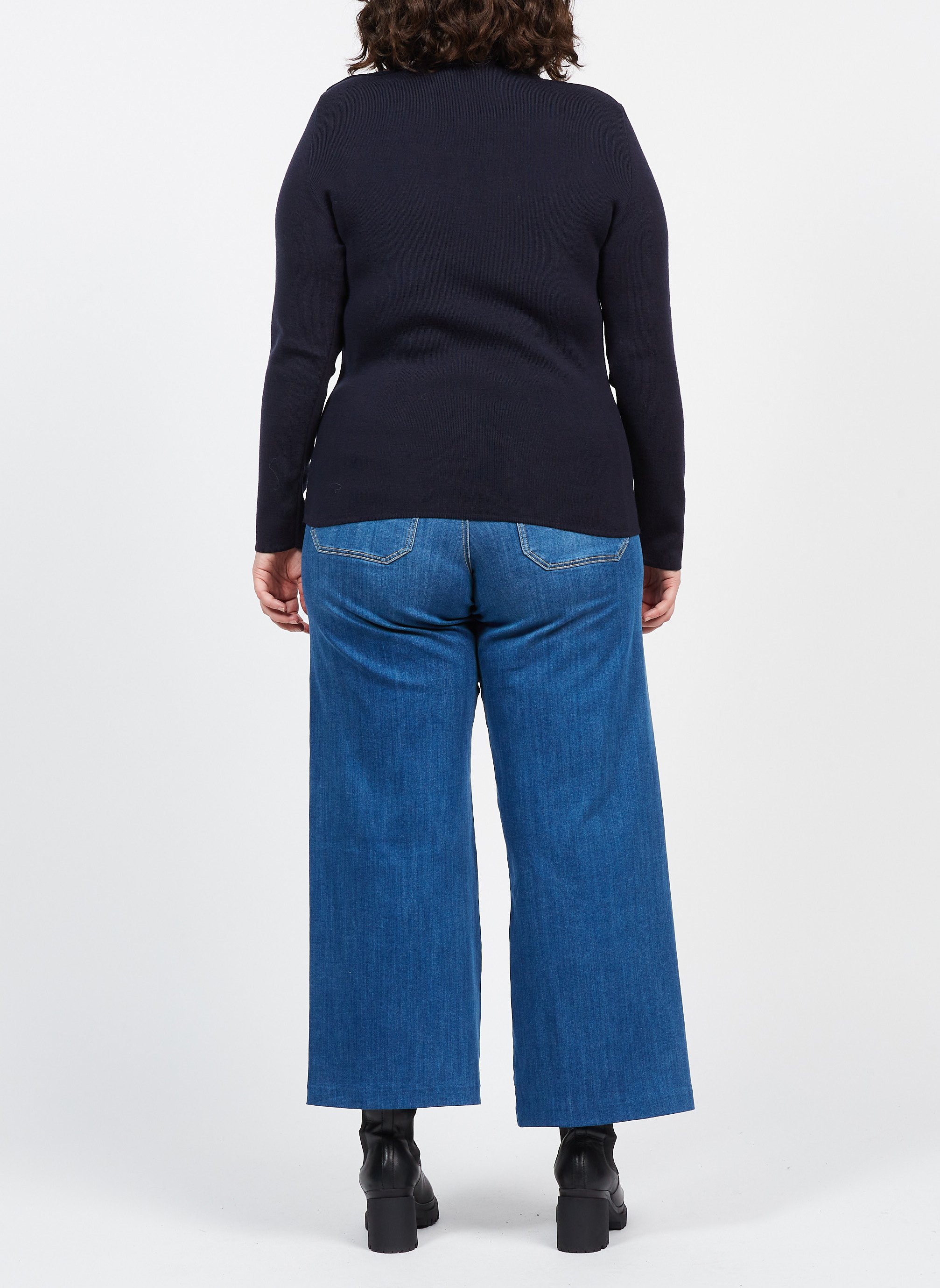 Rundhalspullover aus Wolle ARMOR LUX Blau