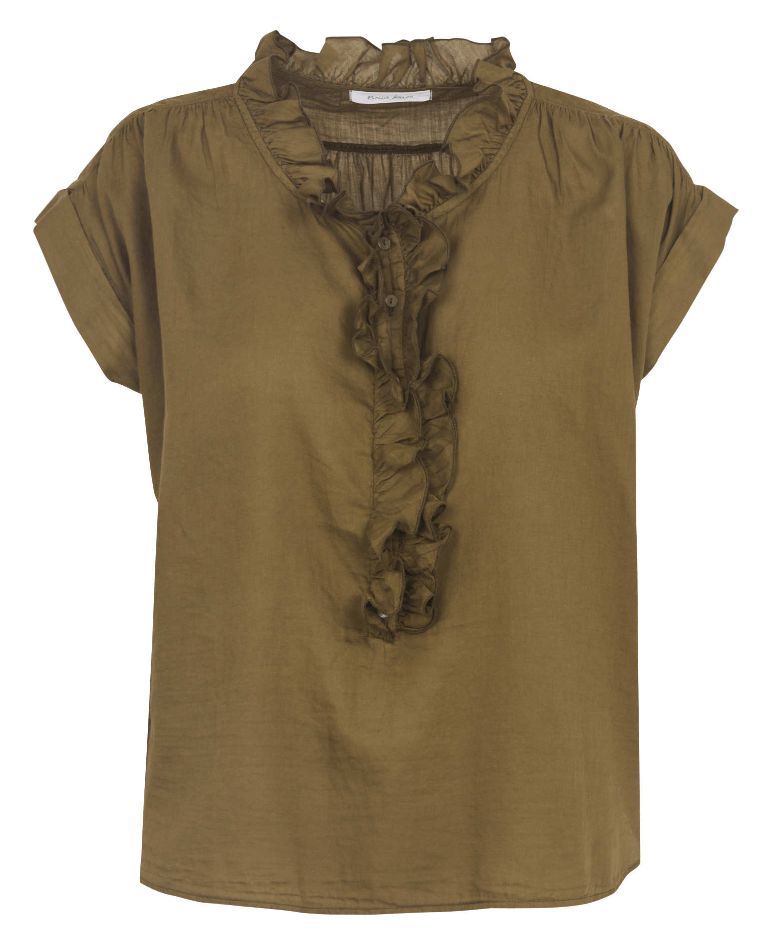 Top met korte mouwen en ruches BELLA JONES