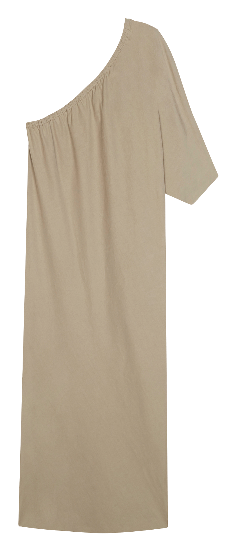 Asymmetrical dress in cotton poplin MASSCOB Grey