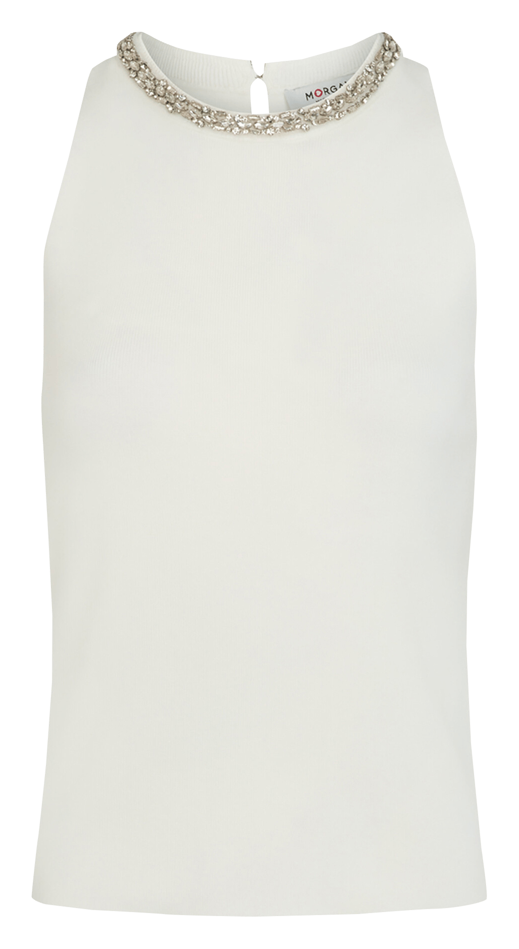 Débardeur col  rond MORGAN Blanc