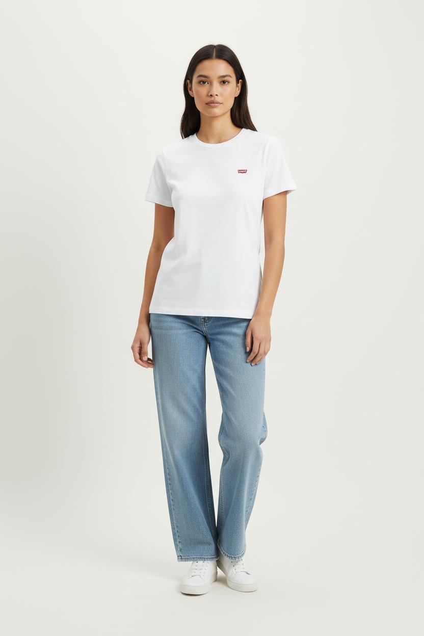Tommy Badge T-shirt LEVI'S - Seconde main White