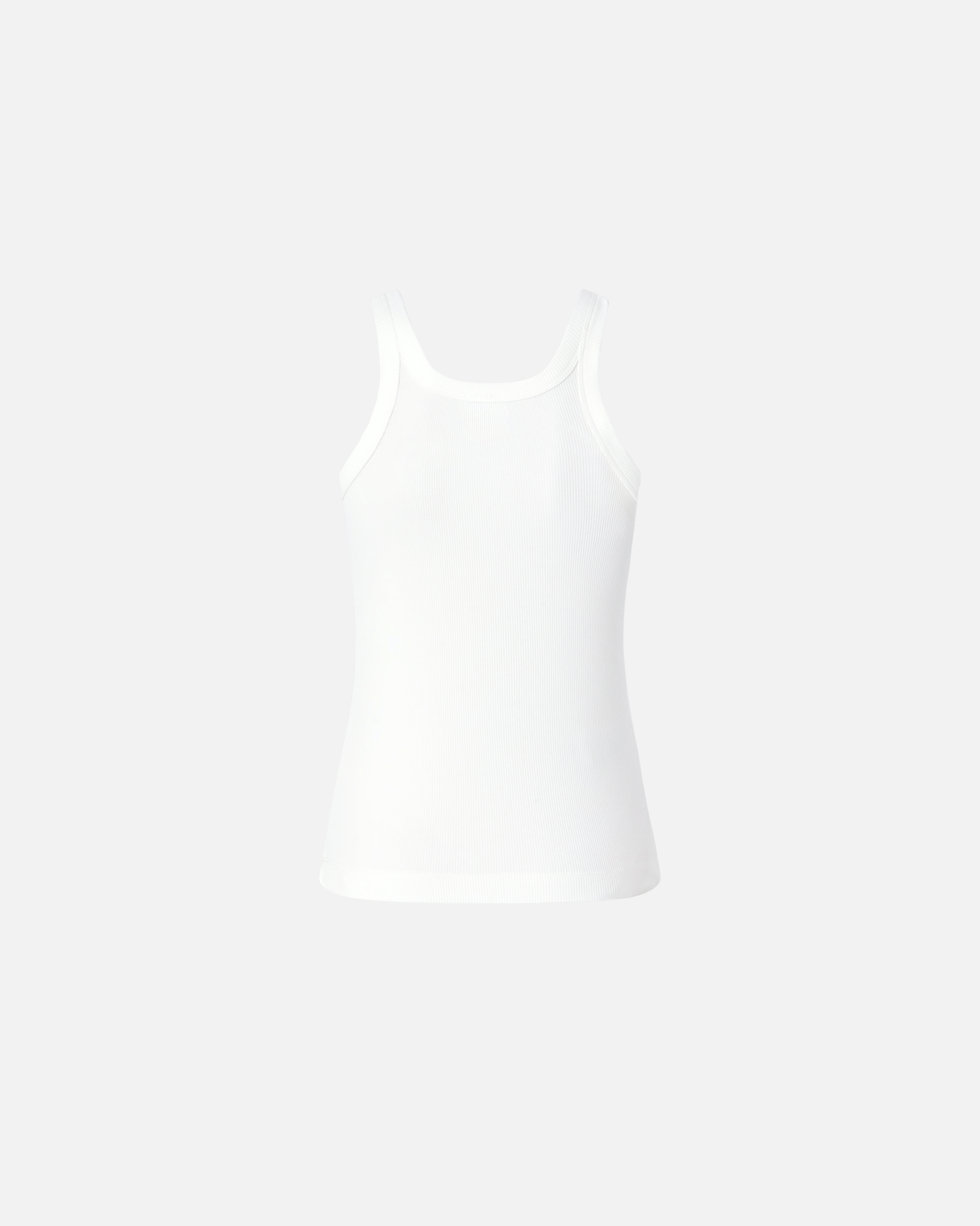 Tank top with Pinko embroidery and rhinestones PINKO White