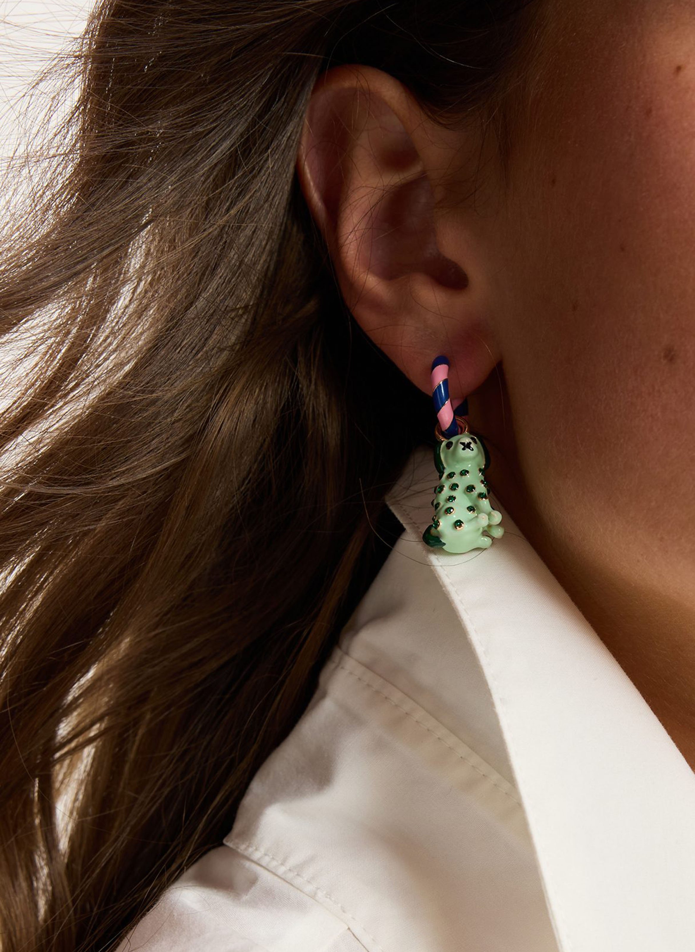 Atlantide drop earrings ESSENTIEL ANTWERP Pink