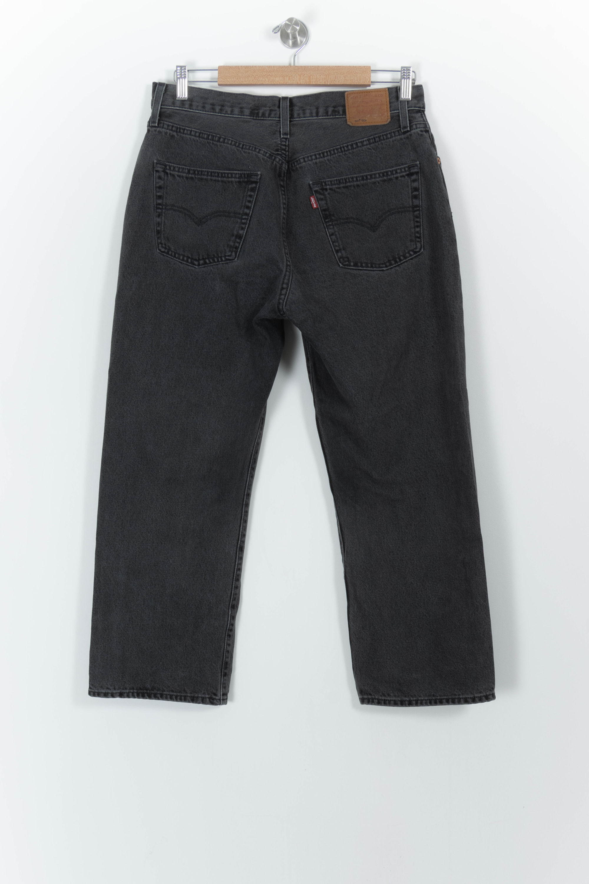 Cropped slim jeans with studs LEVI'S - Seconde main Black