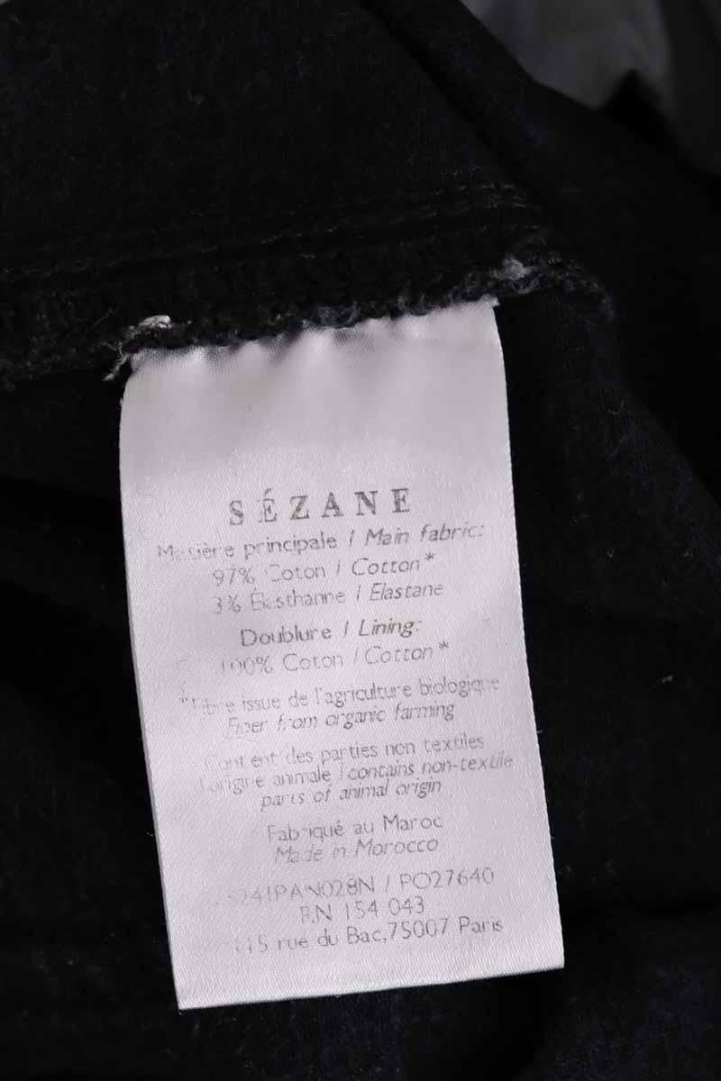 Slim-fit jeans SEZANE - Seconde main Black
