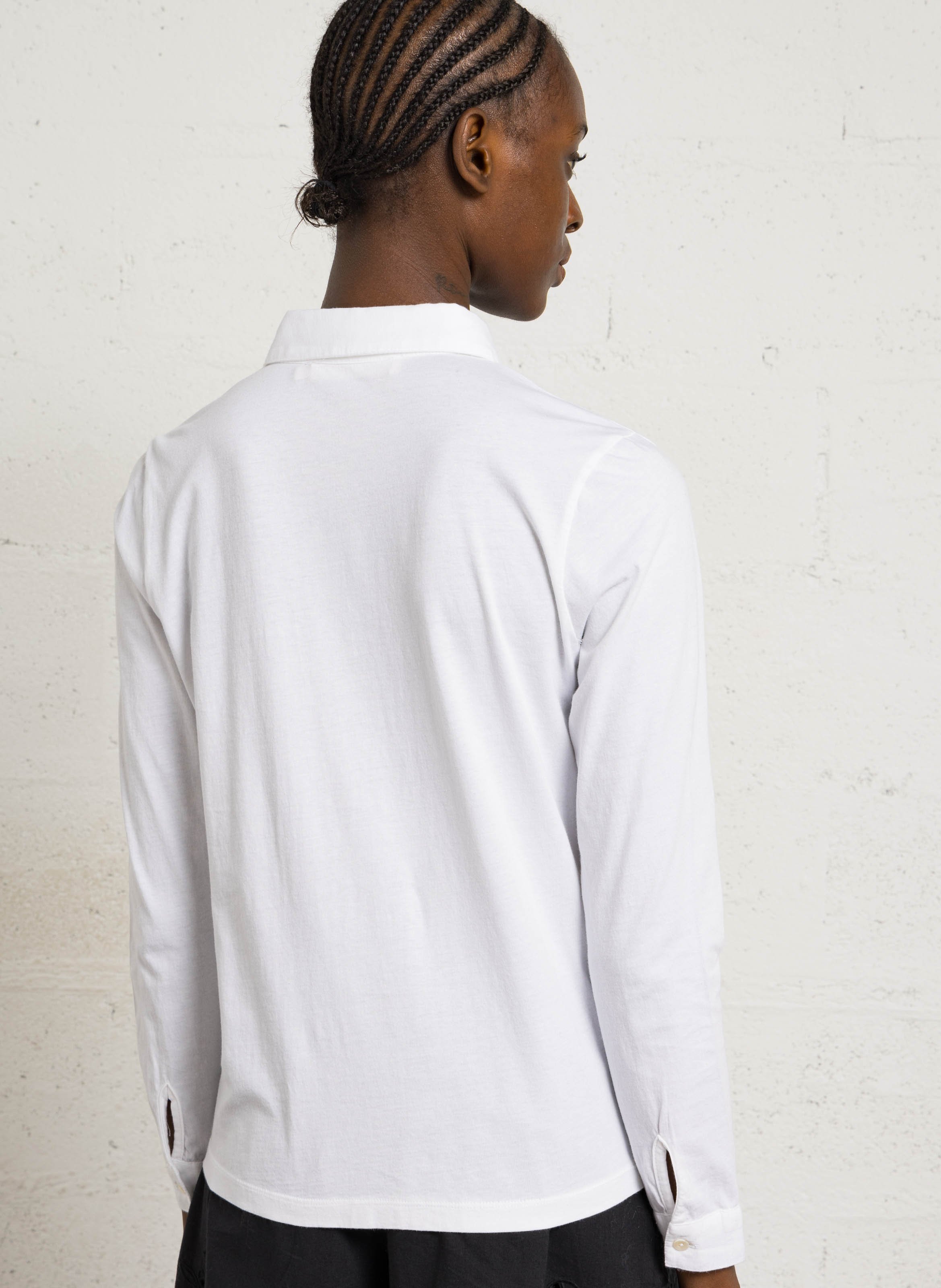 Geplooide katoenen blouse NICE THINGS Wit