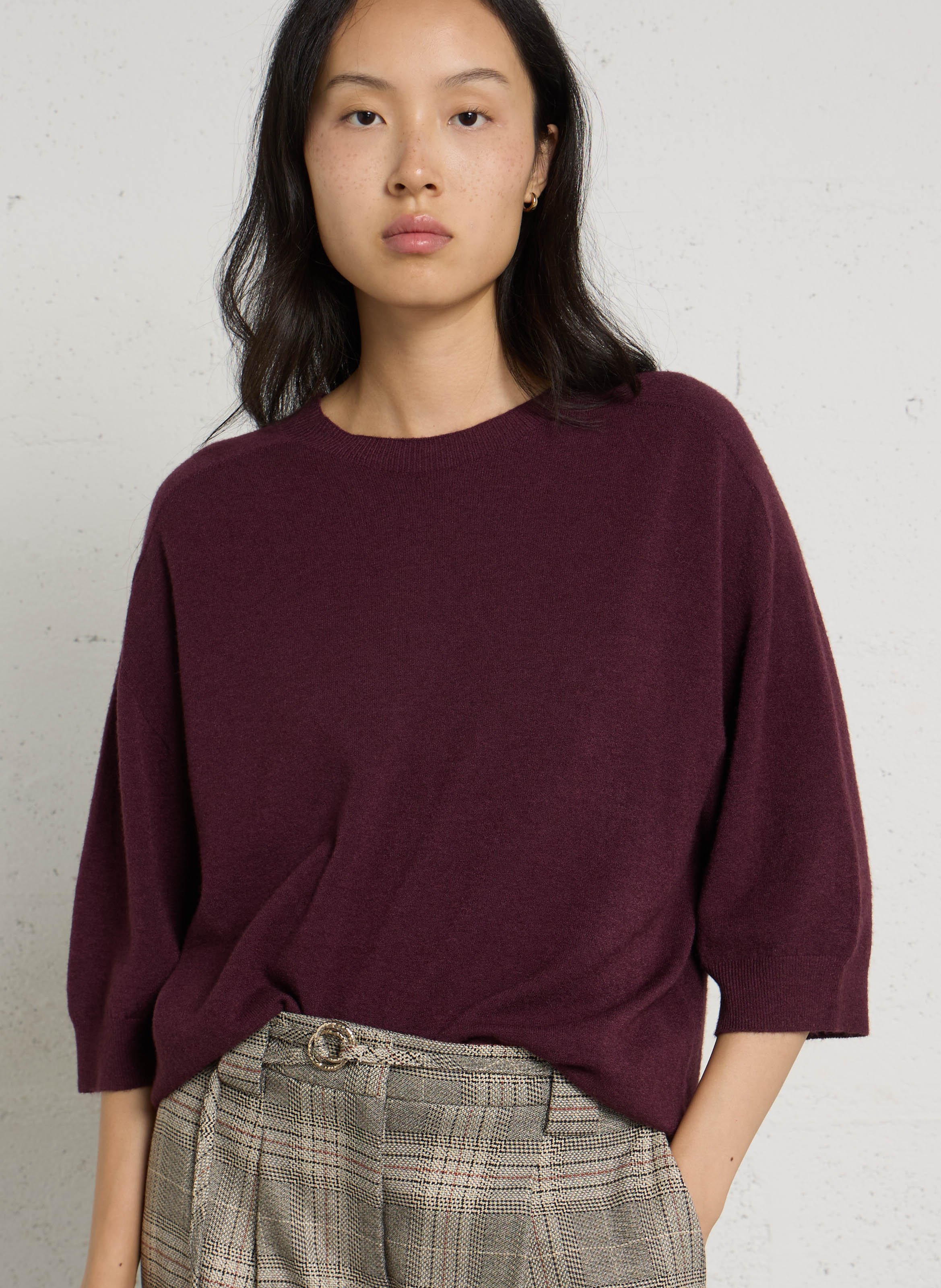 Pull col rond manches 3/4 IMPERIAL