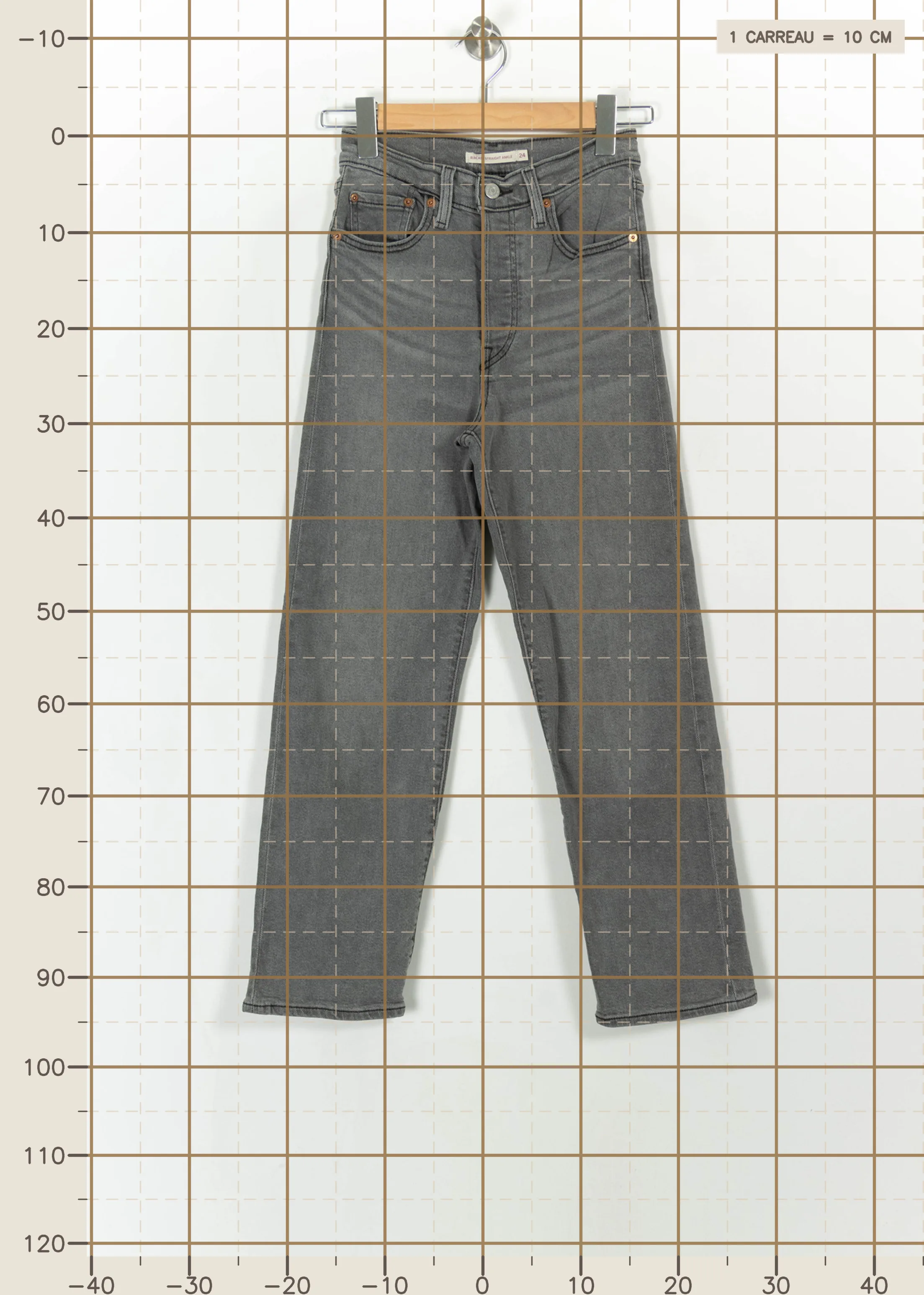 Jeans LEVI'S - Seconde main Grey